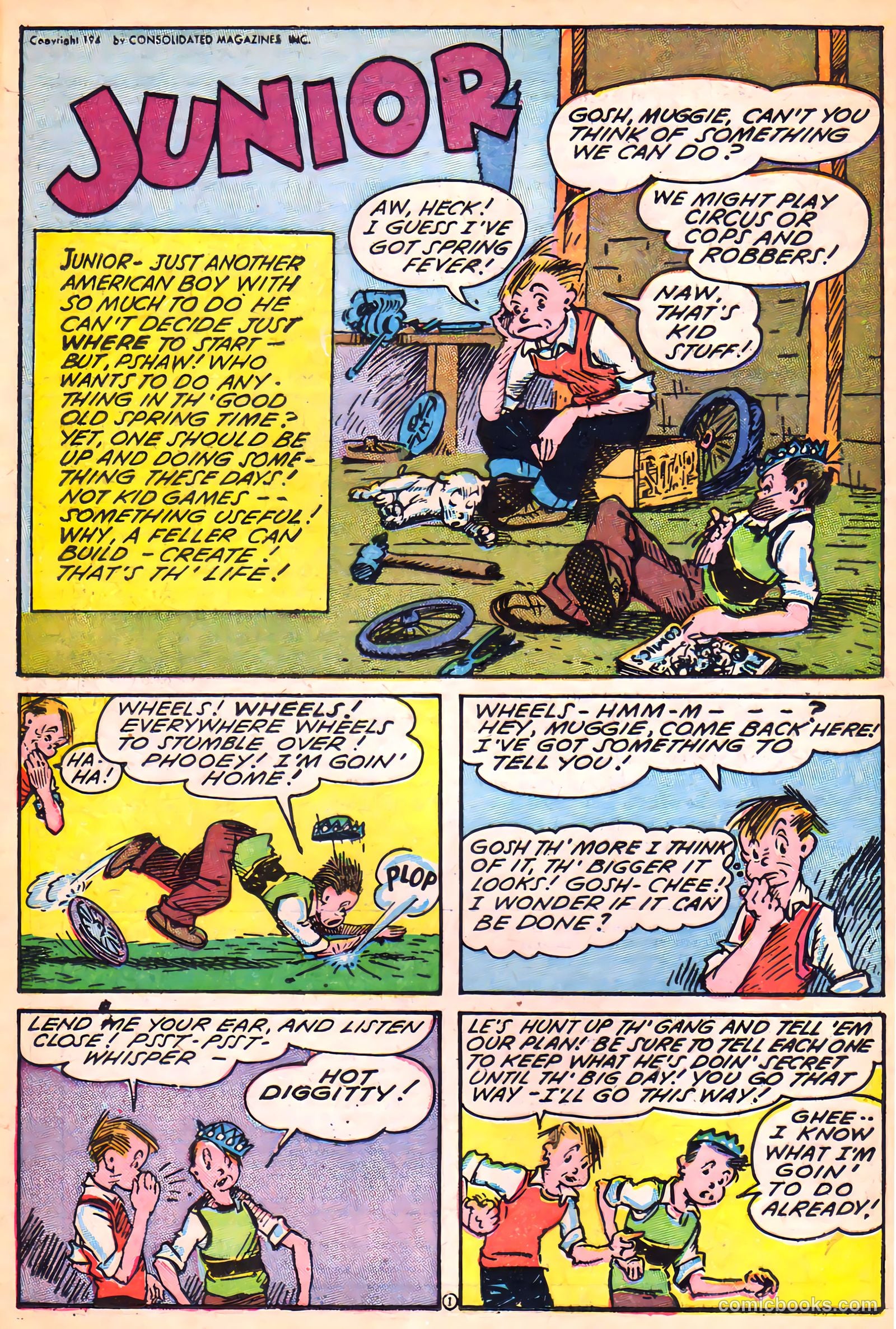 Lucky Comics #4 (1946) — page 28
