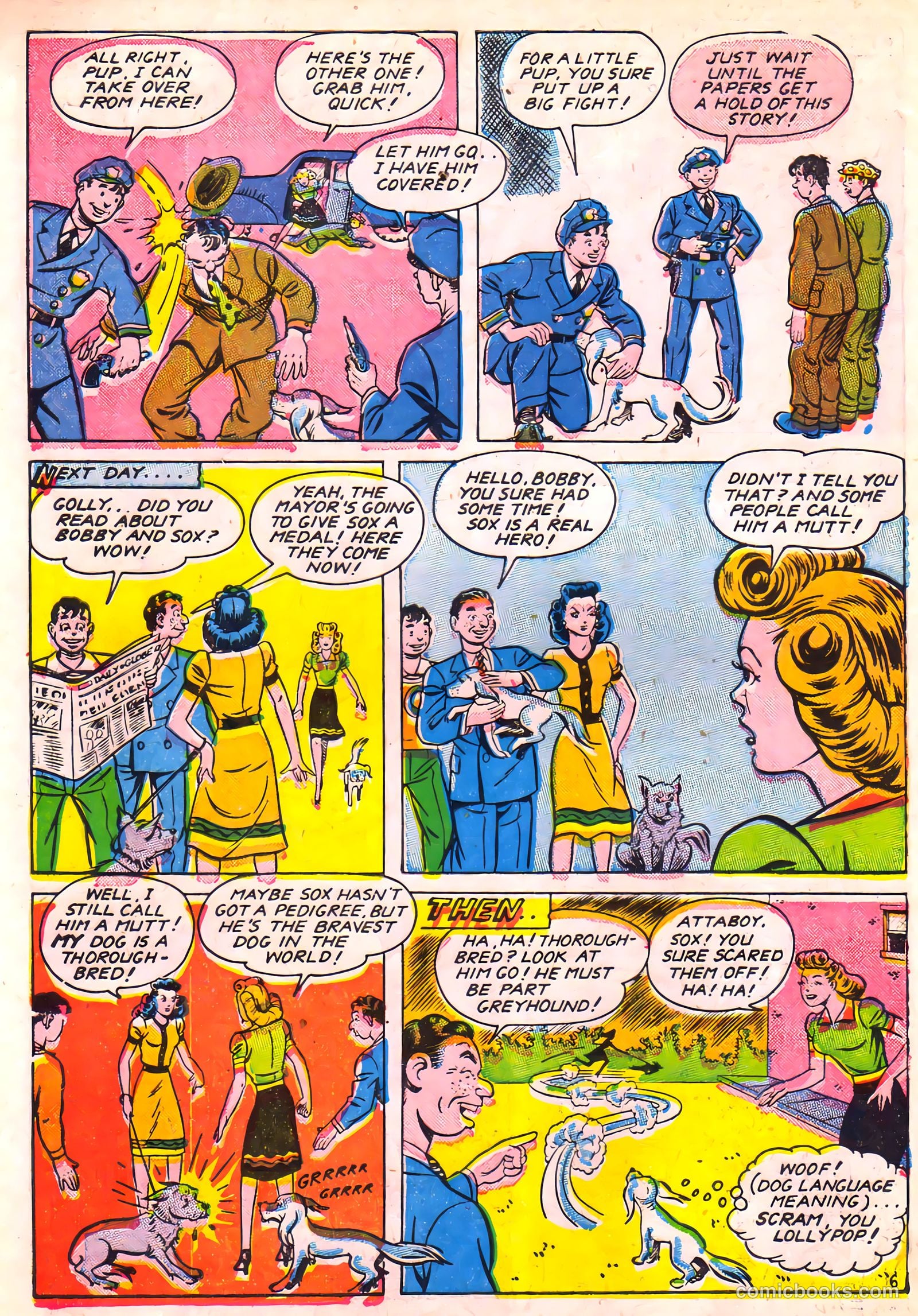 Lucky Comics #5 (1946) — page 8