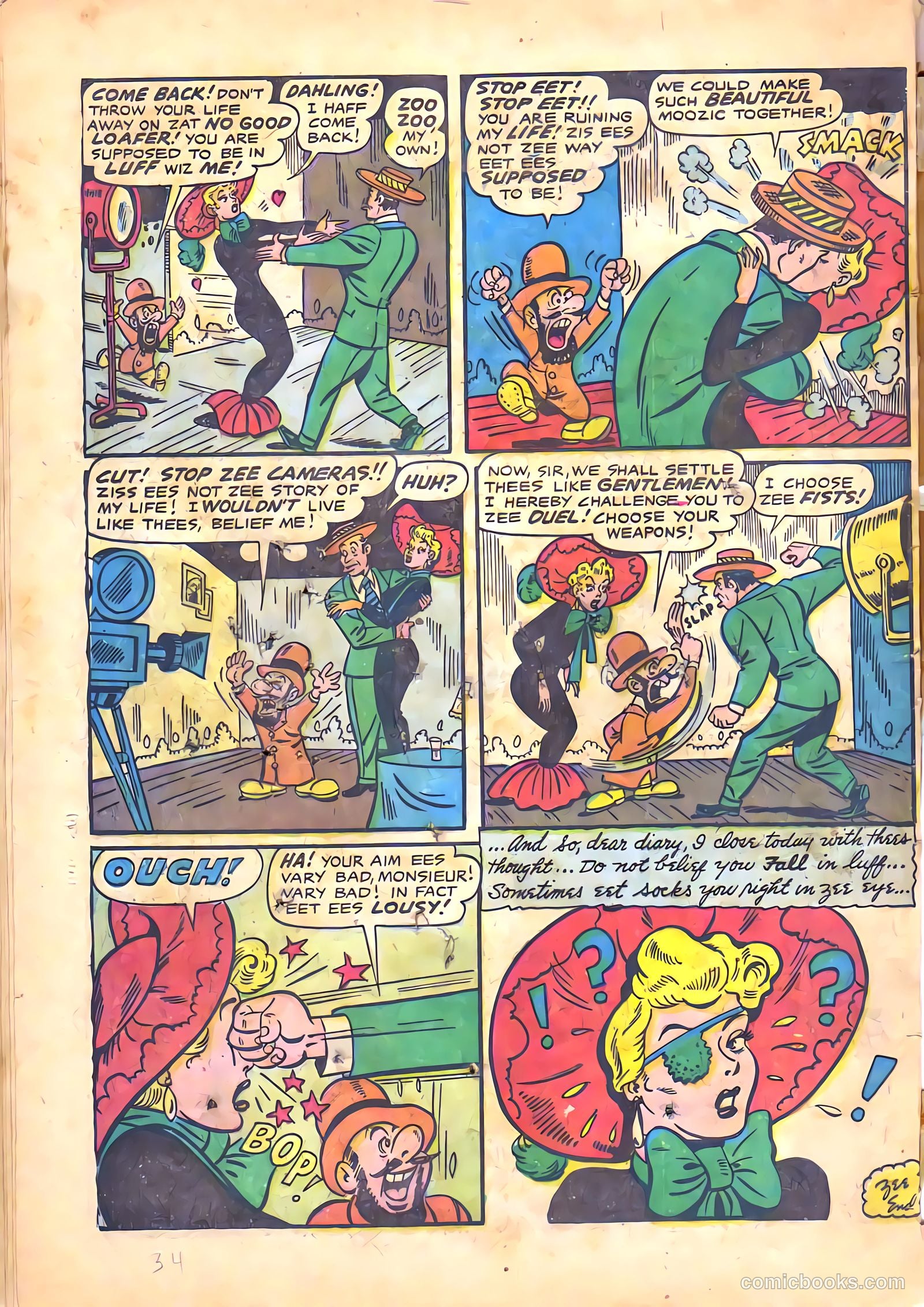 Madhouse #1 (1954) — page 34 of 36