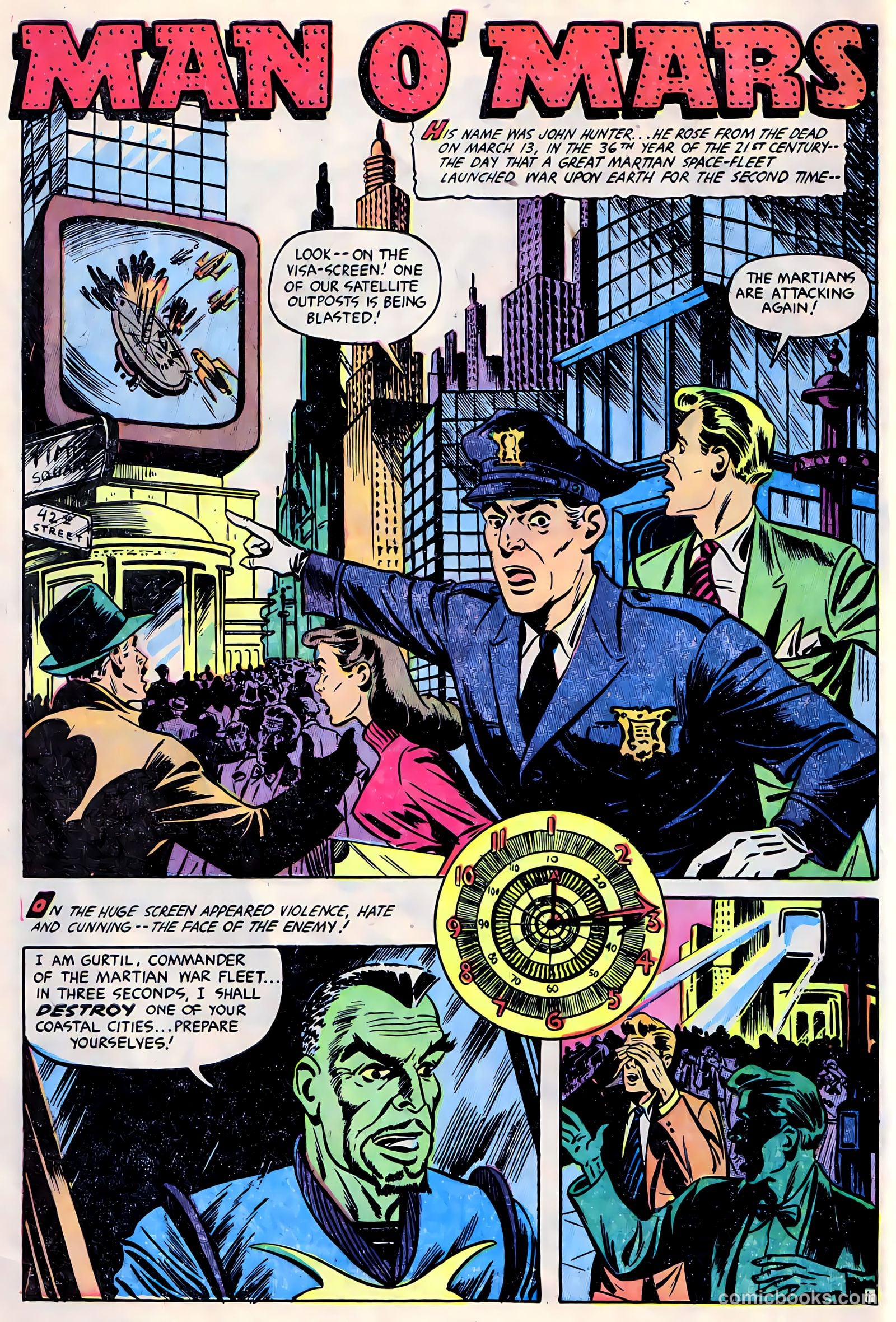 Man O' Mars #1 (1953) — page 4 of 35