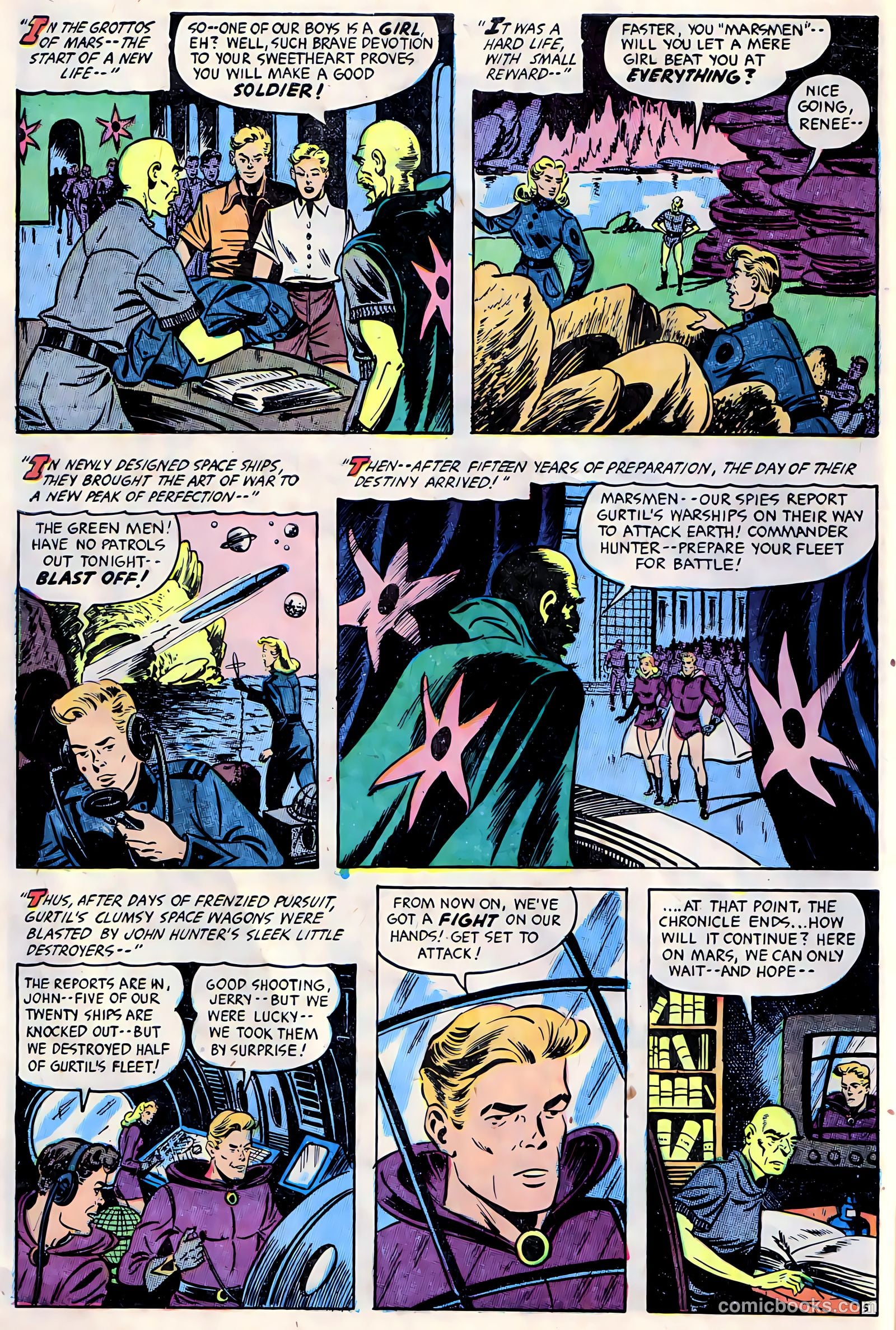 Man O' Mars #1 (1953) — page 8 of 35