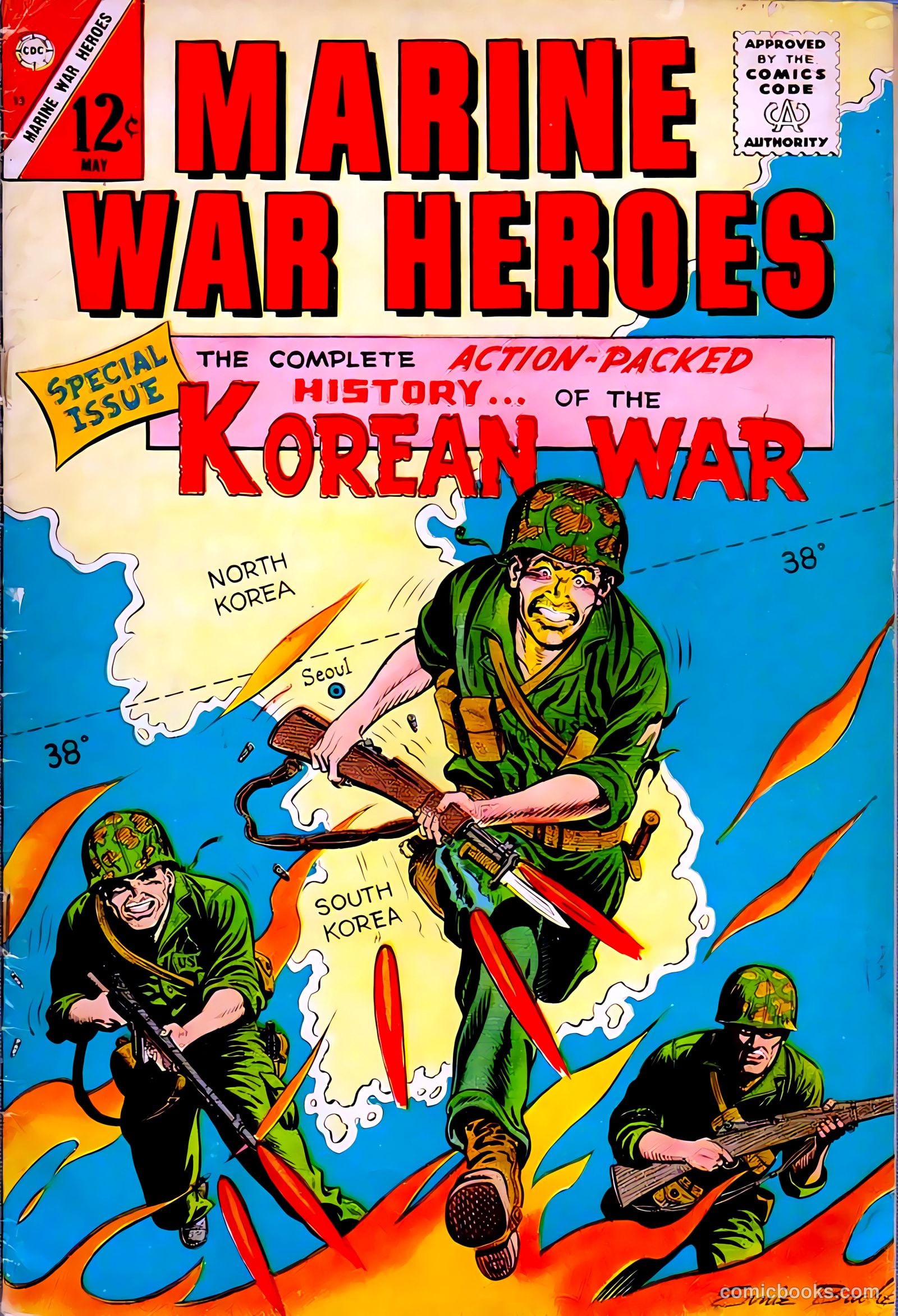 Marine War Heroes #13 cover