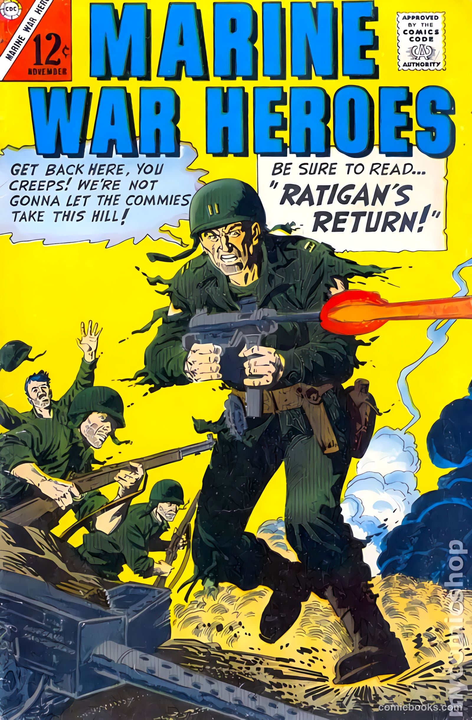 Marine War Heroes #16 cover