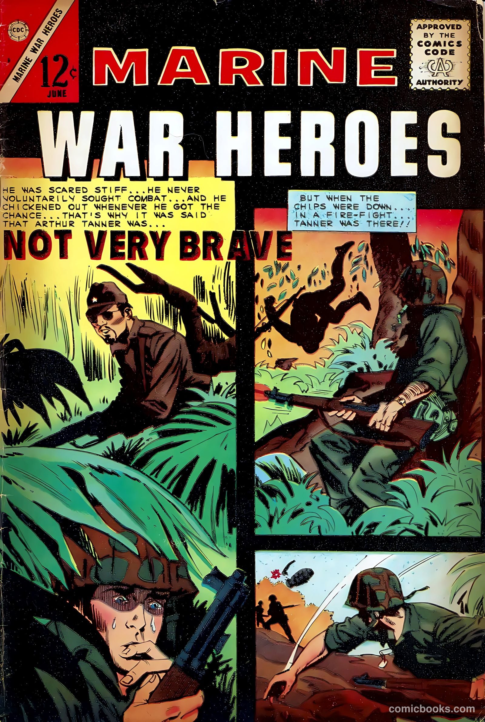 Marine War Heroes #8 cover