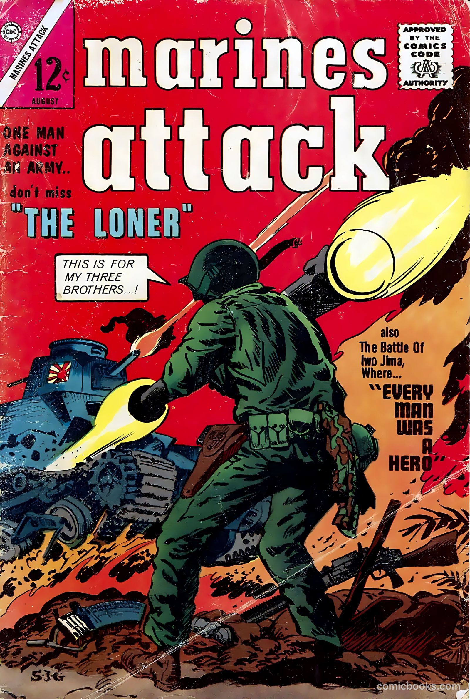 Marines Attack #1 cover
