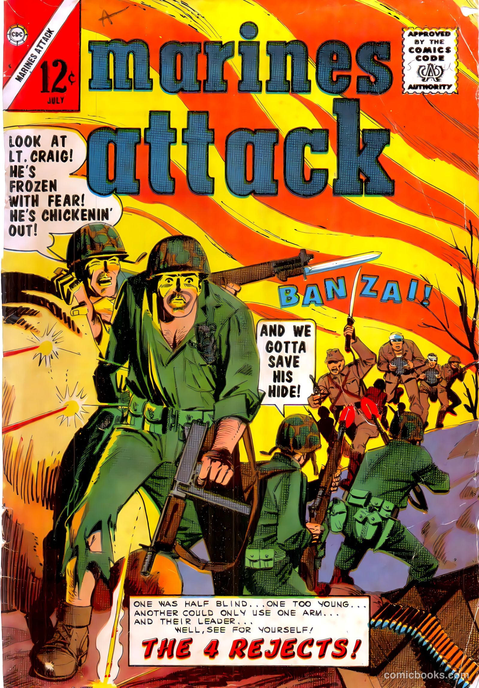 Marines Attack #5 cover
