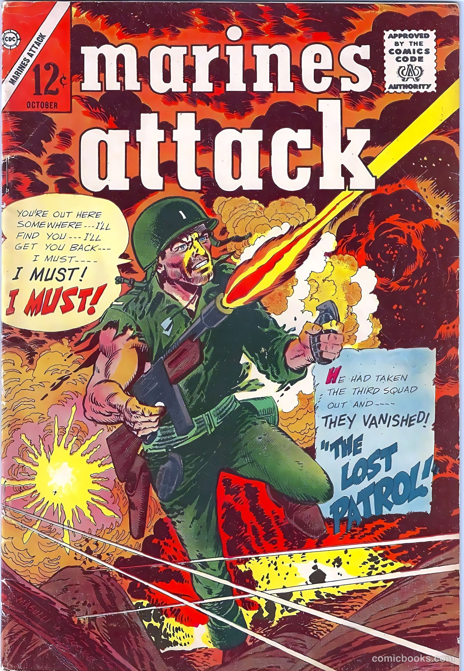 Marines Attack #7 cover