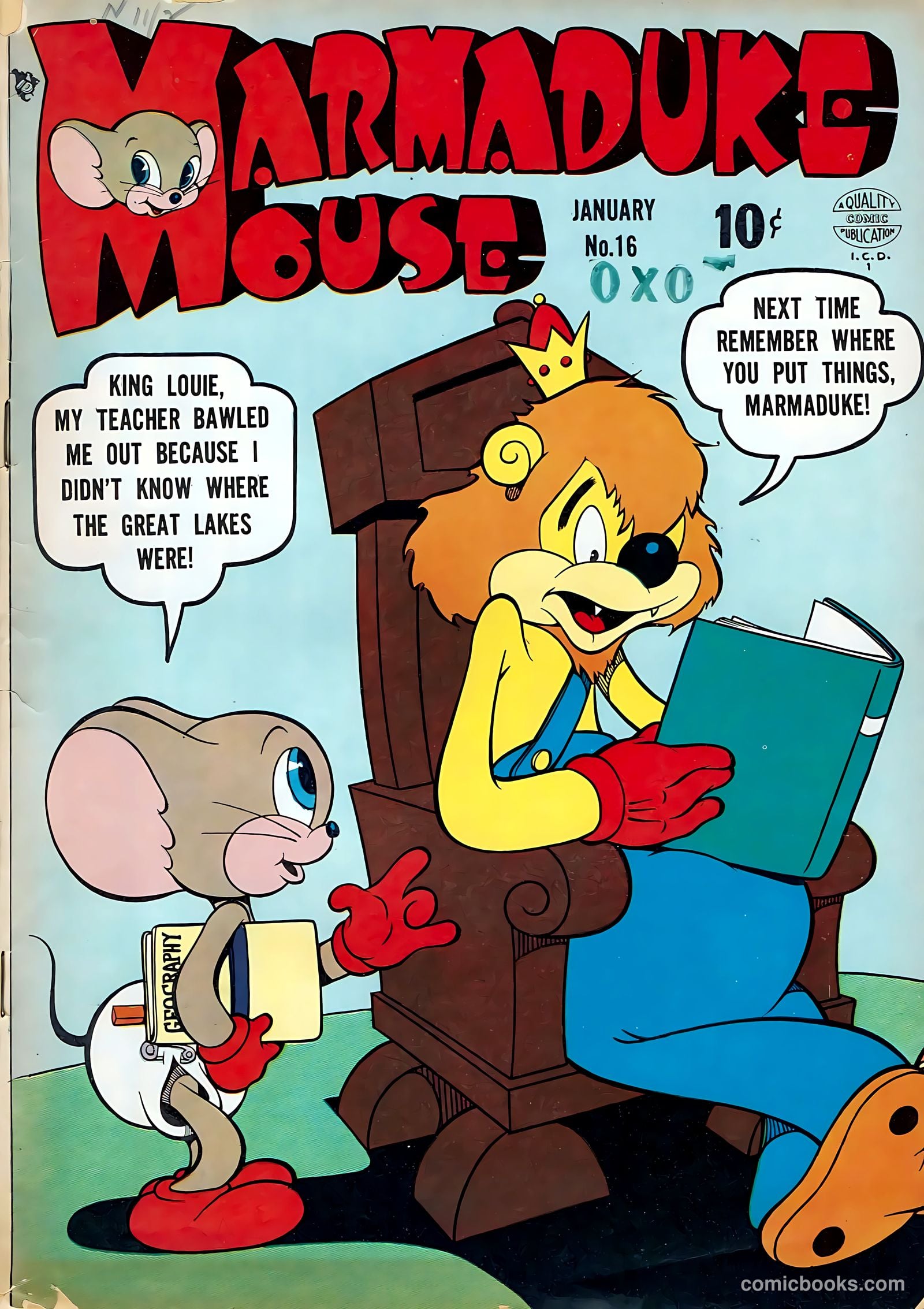 Marmaduke Mouse #16 cover