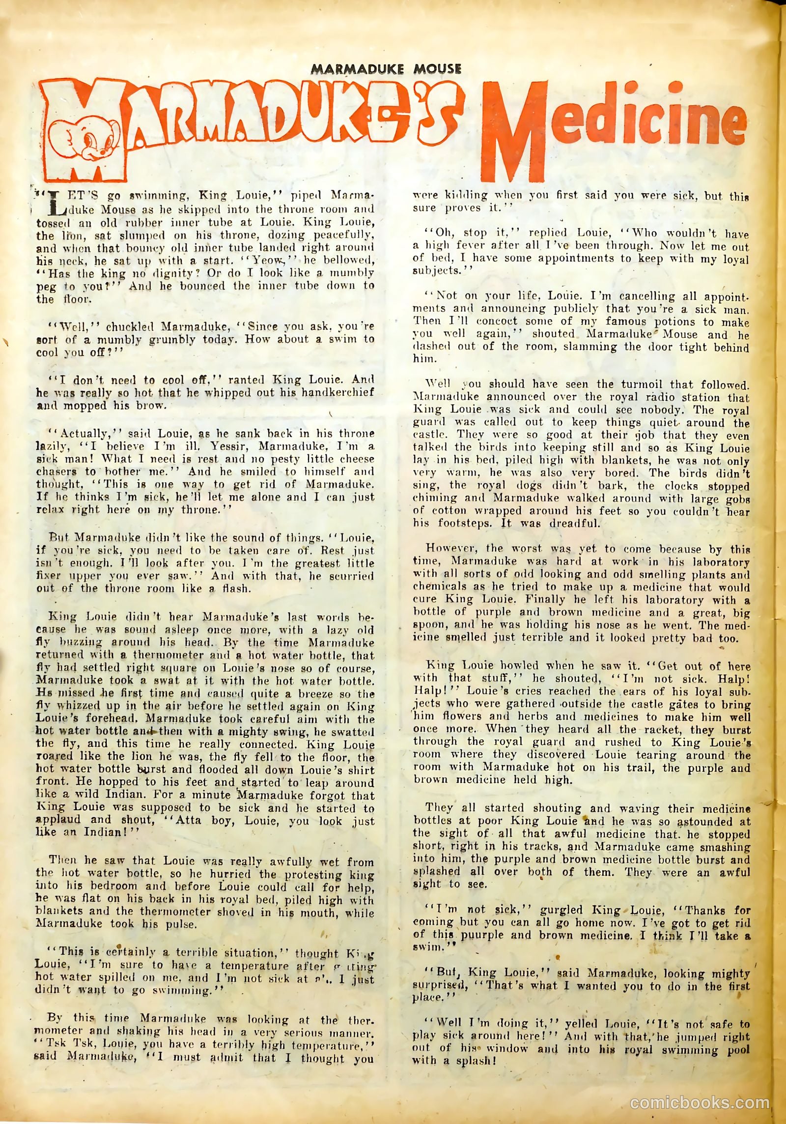 Marmaduke Mouse #32 (1952) — page 24 of 35