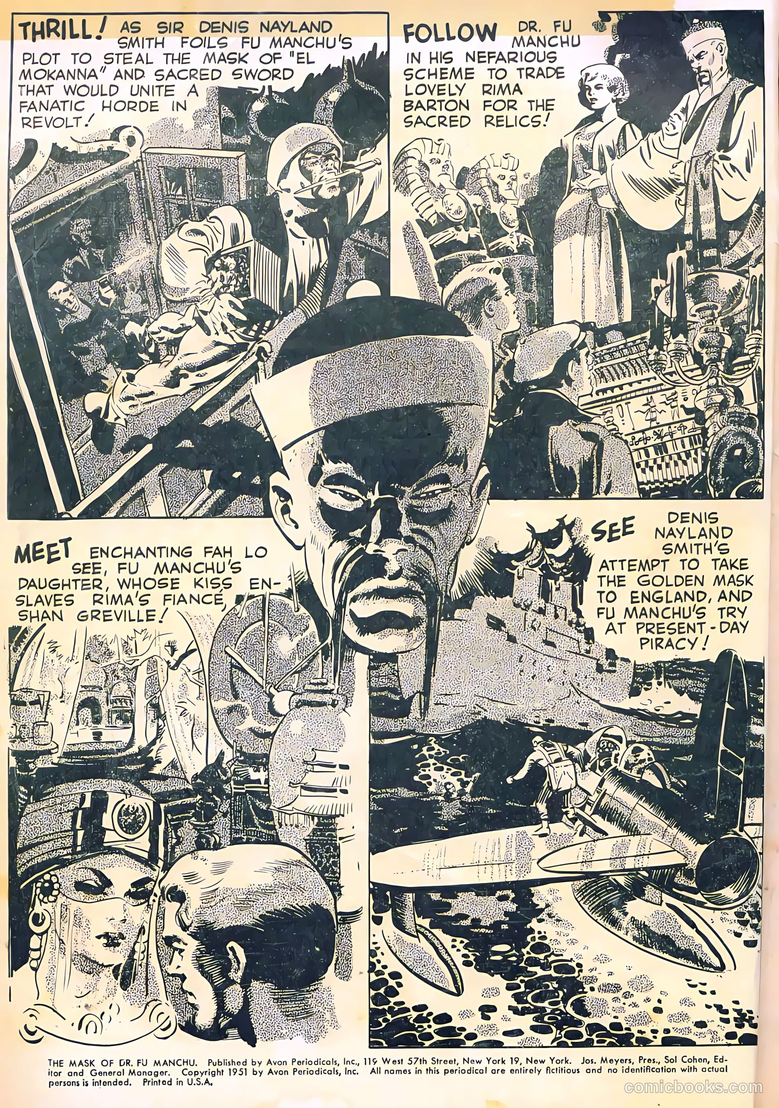 Mask of Dr. Fu Manchu #1 (1951) — page 2 of 35