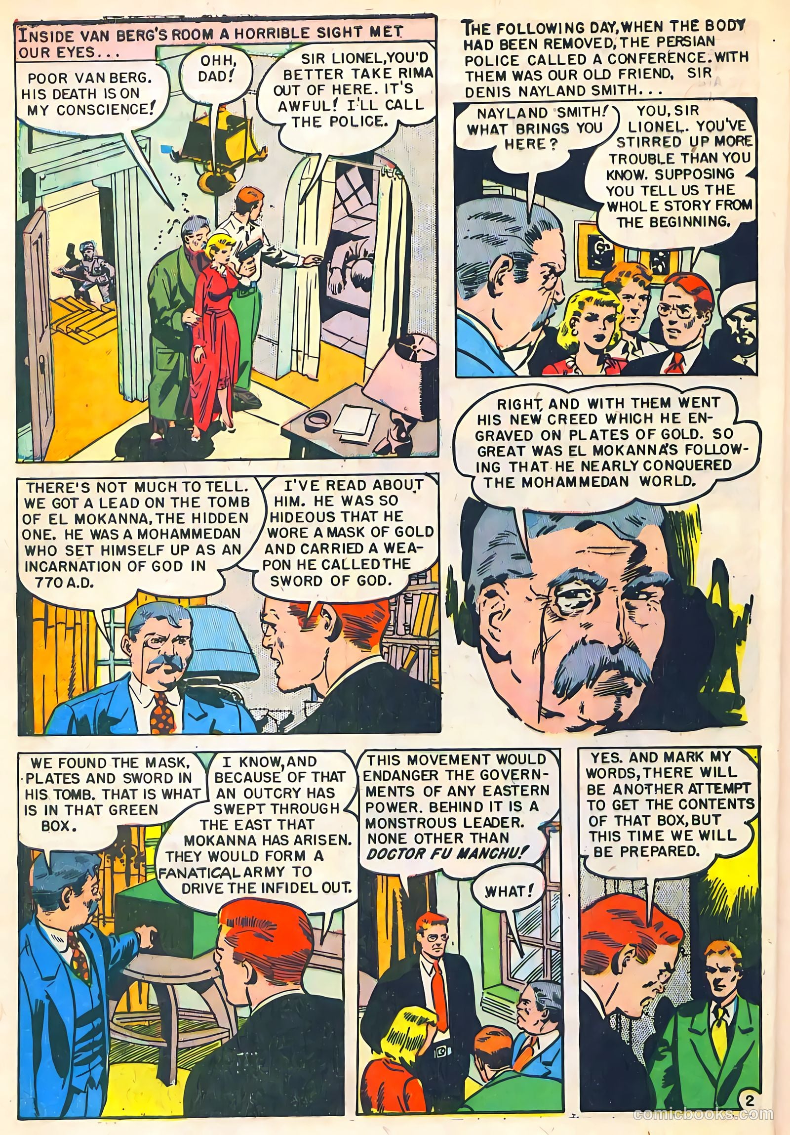 Mask of Dr. Fu Manchu #1 (1951) — page 4 of 35