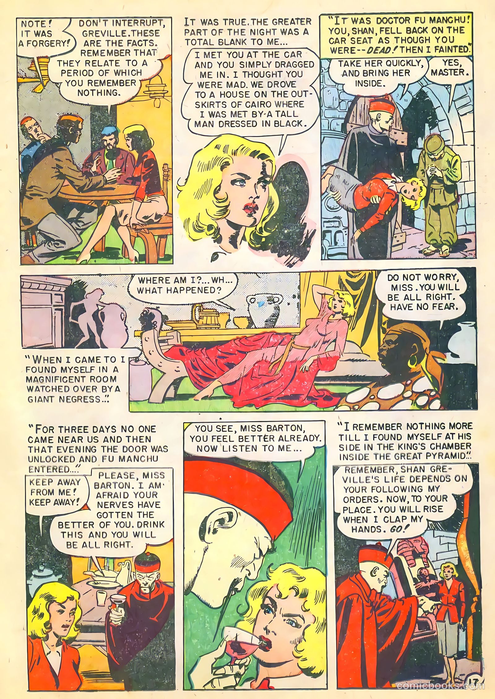 Mask of Dr. Fu Manchu #1 (1951) — page 19 of 35