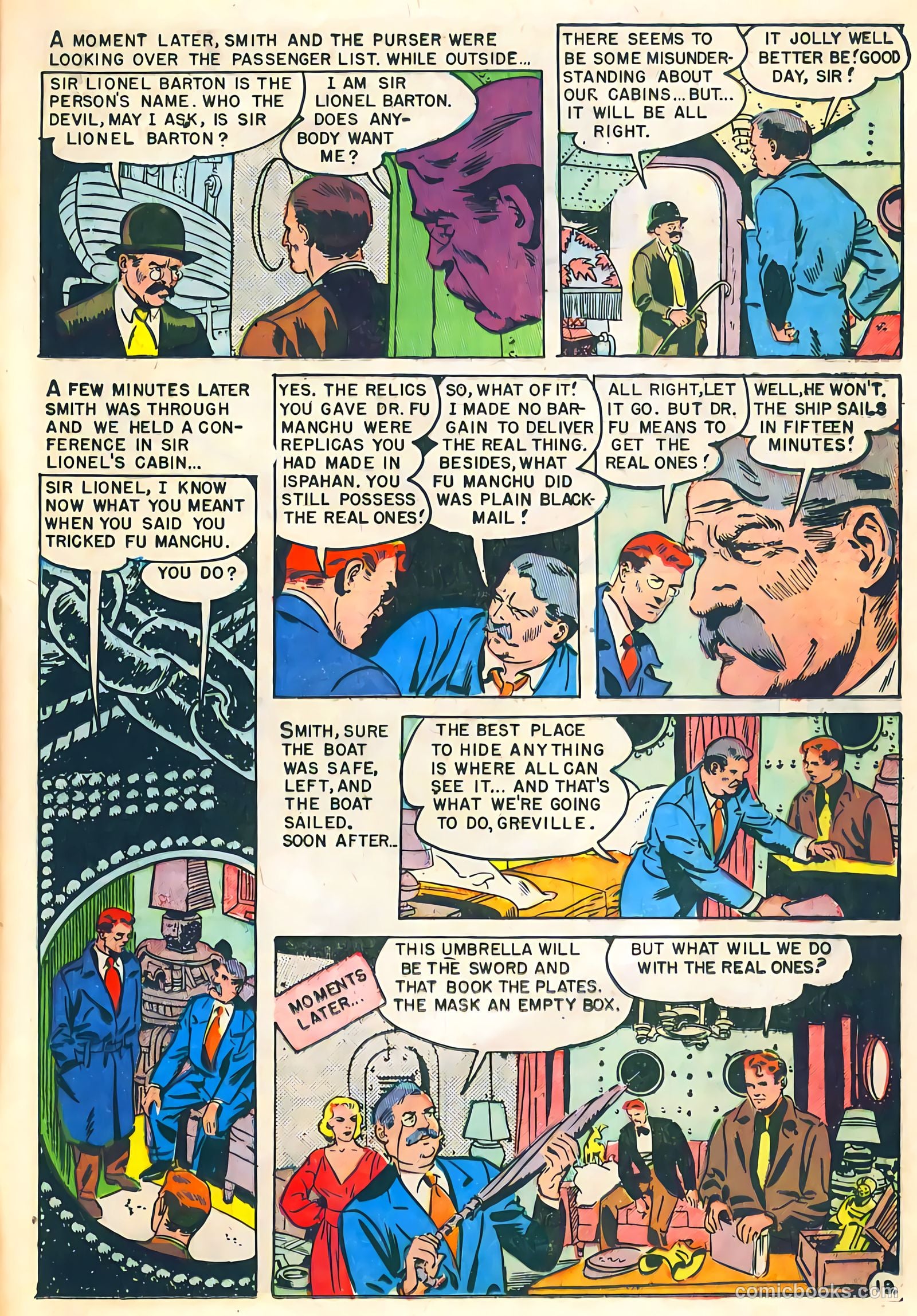 Mask of Dr. Fu Manchu #1 (1951) — page 21 of 35