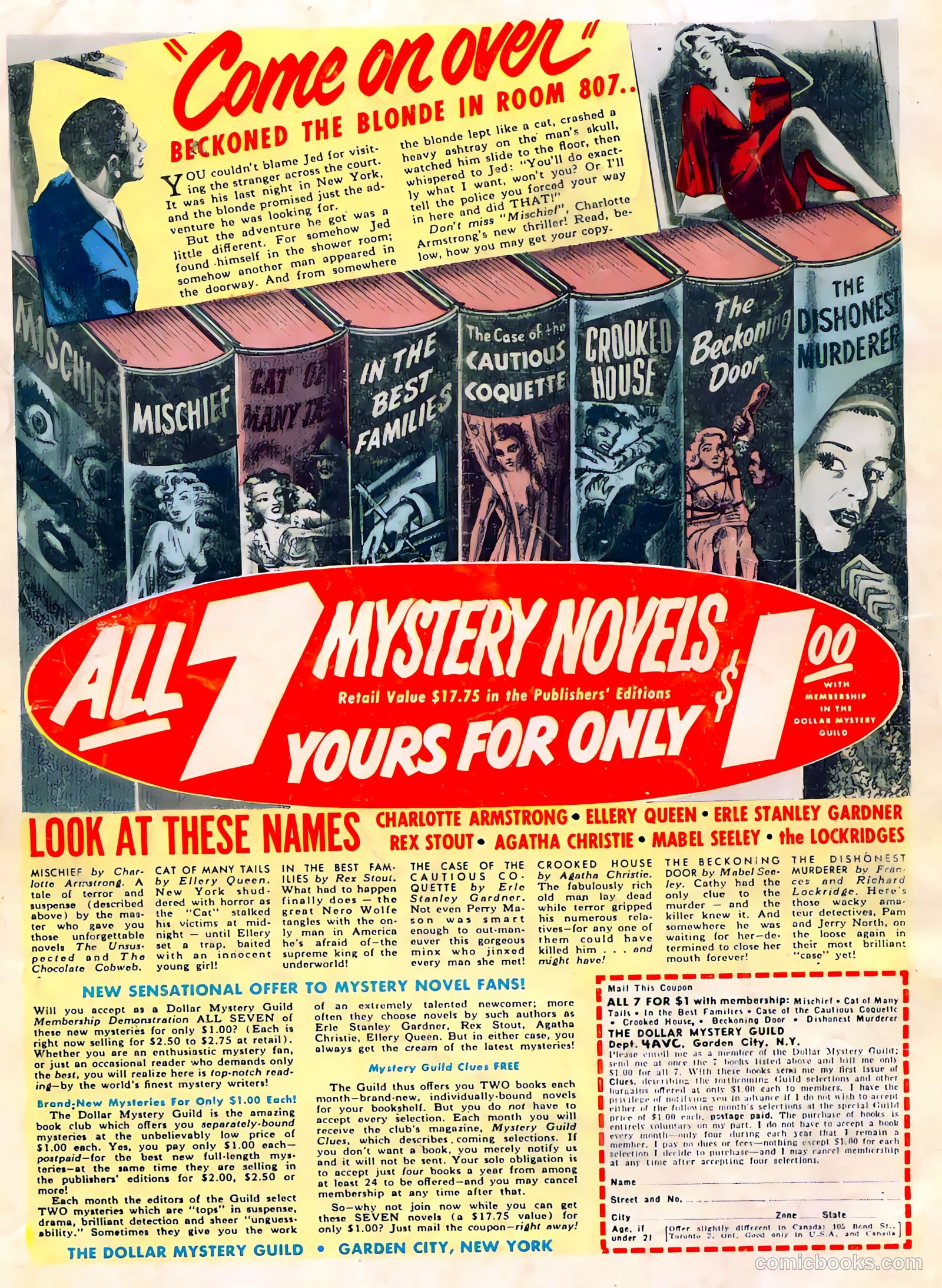 Mask of Dr. Fu Manchu #1 (1951) — page 36 of 36