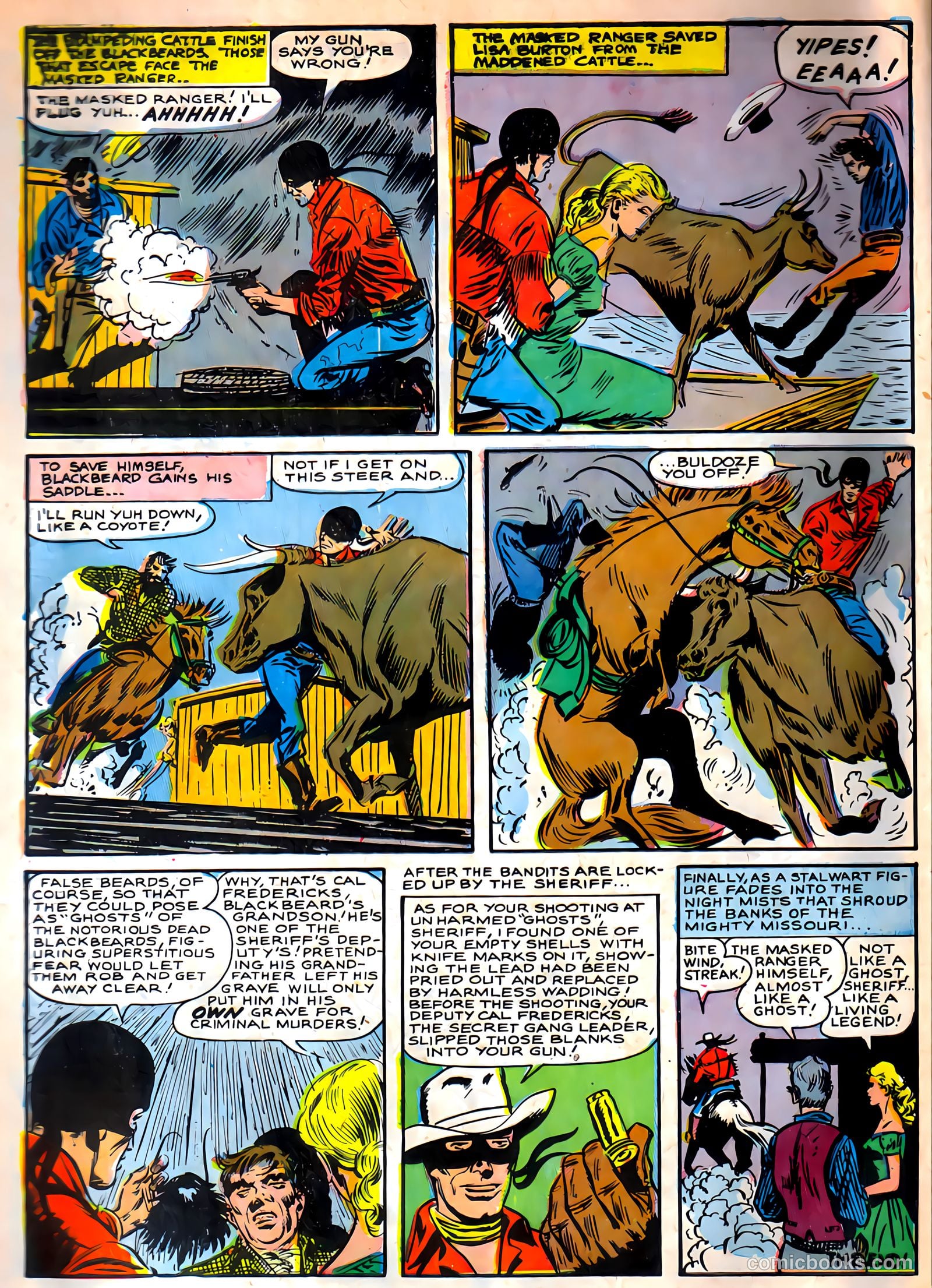 Masked Ranger #6 (1947) — page 7