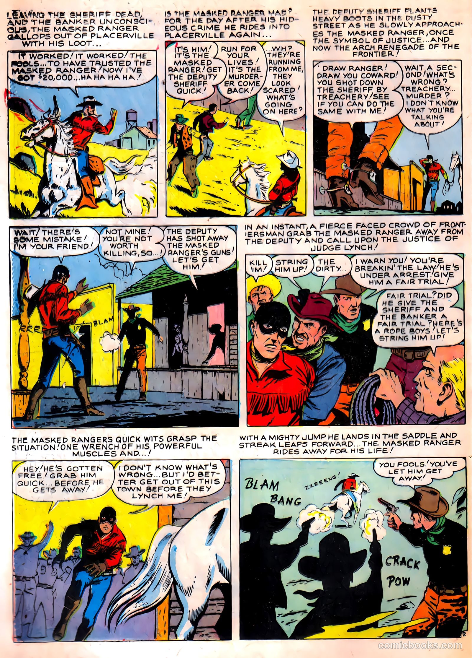 Masked Ranger #6 (1947) — page 19