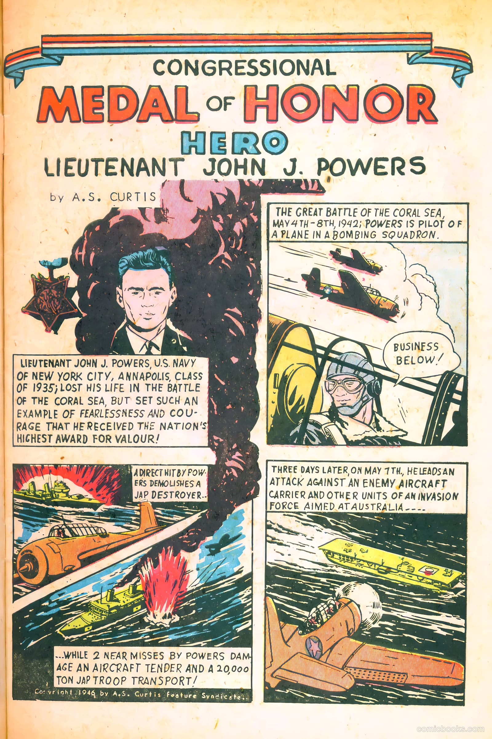 Medal of Honor Comics #1 (1946) — page 6