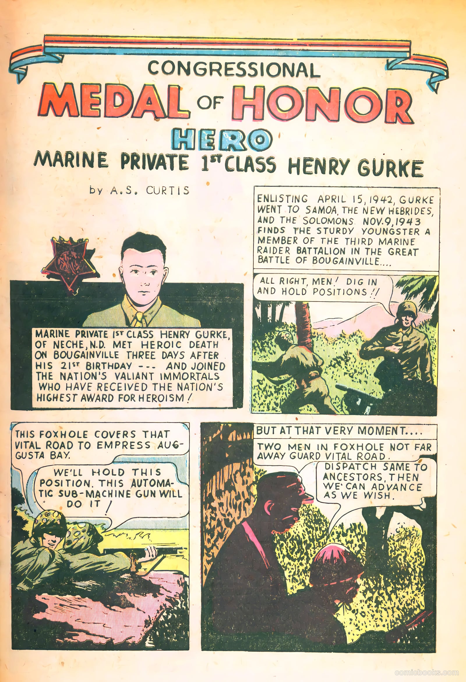 Medal of Honor Comics #1 (1946) — page 8