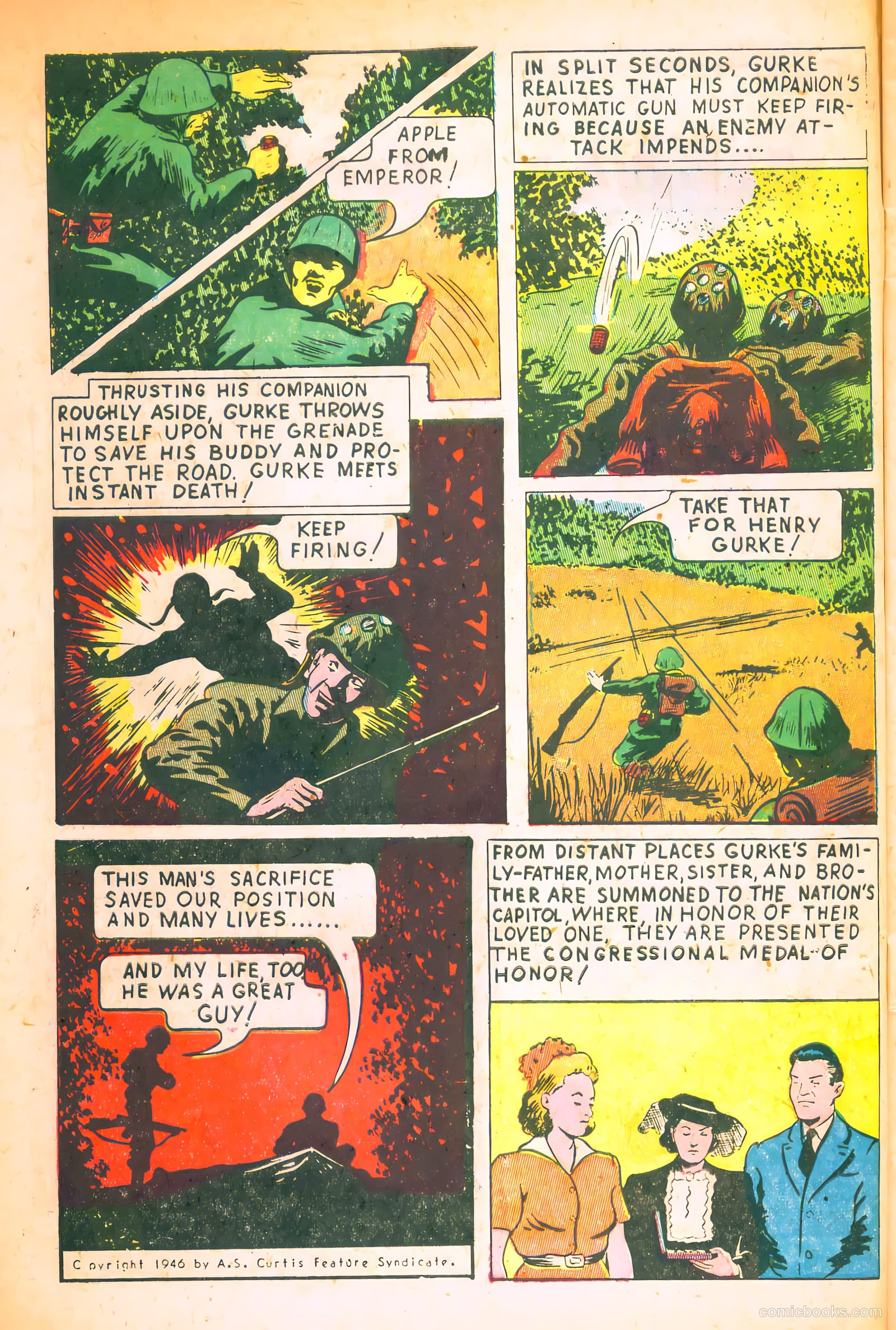 Medal of Honor Comics #1 (1946) — page 9