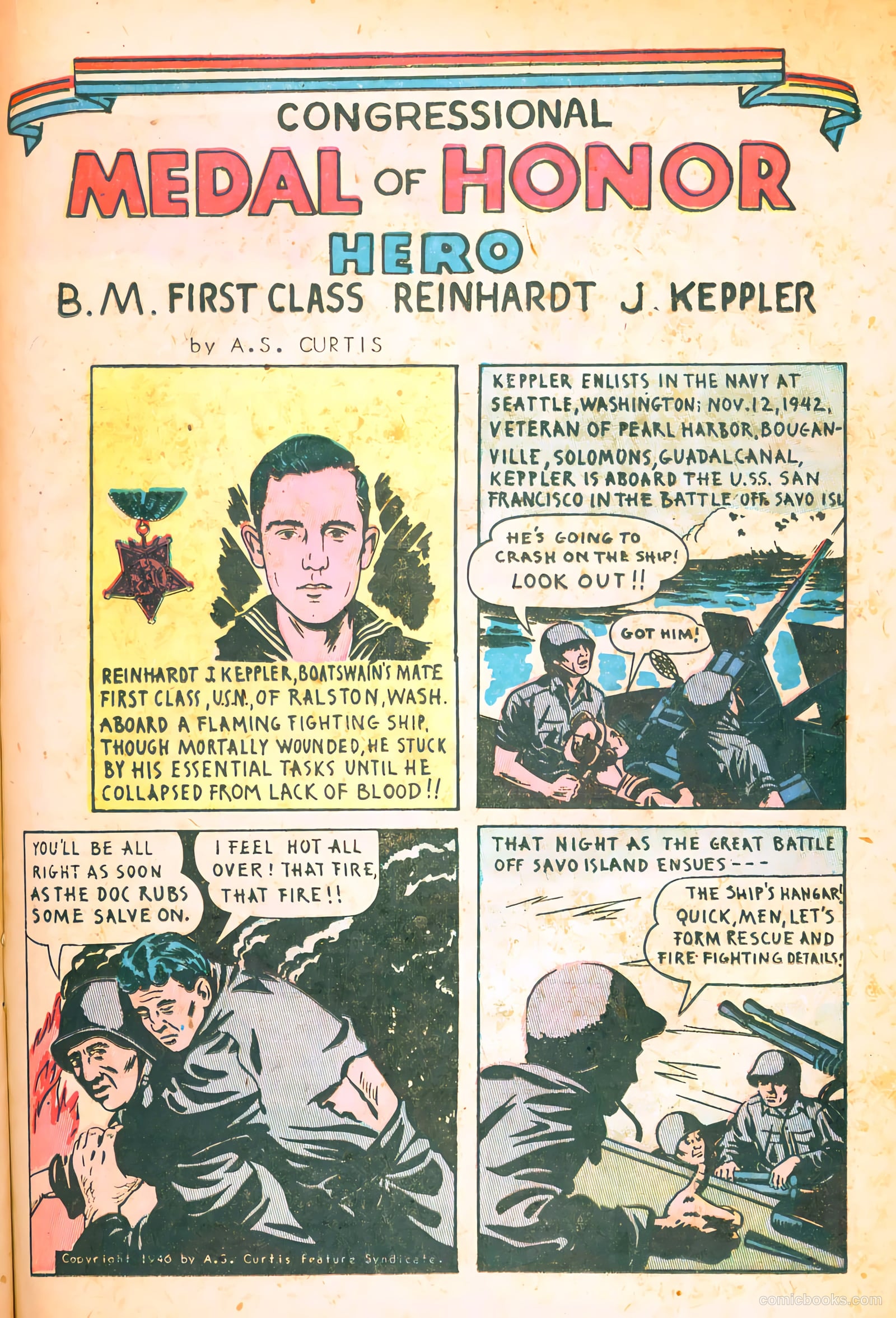 Medal of Honor Comics #1 (1946) — page 20