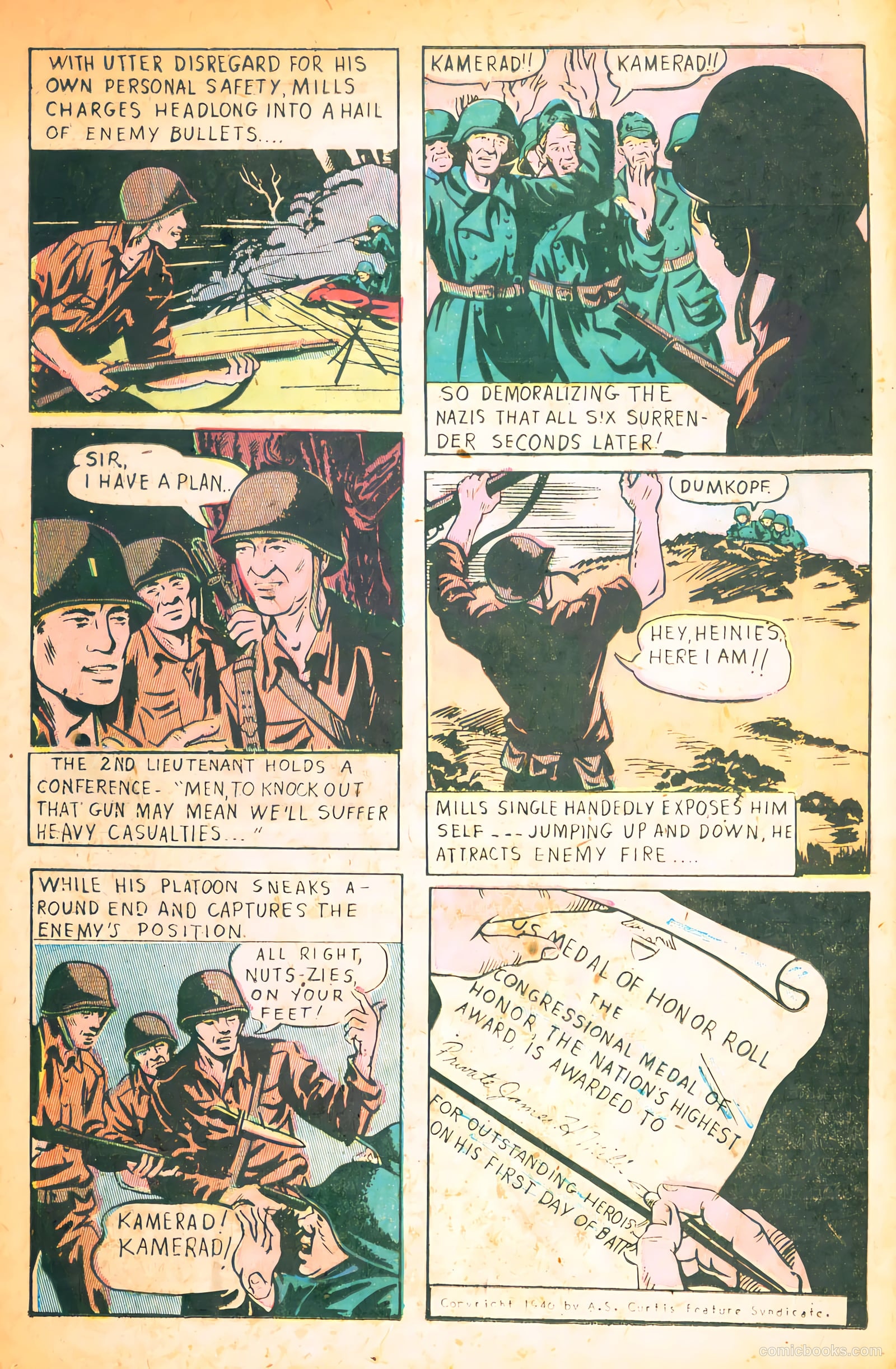 Medal of Honor Comics #1 (1946) — page 23