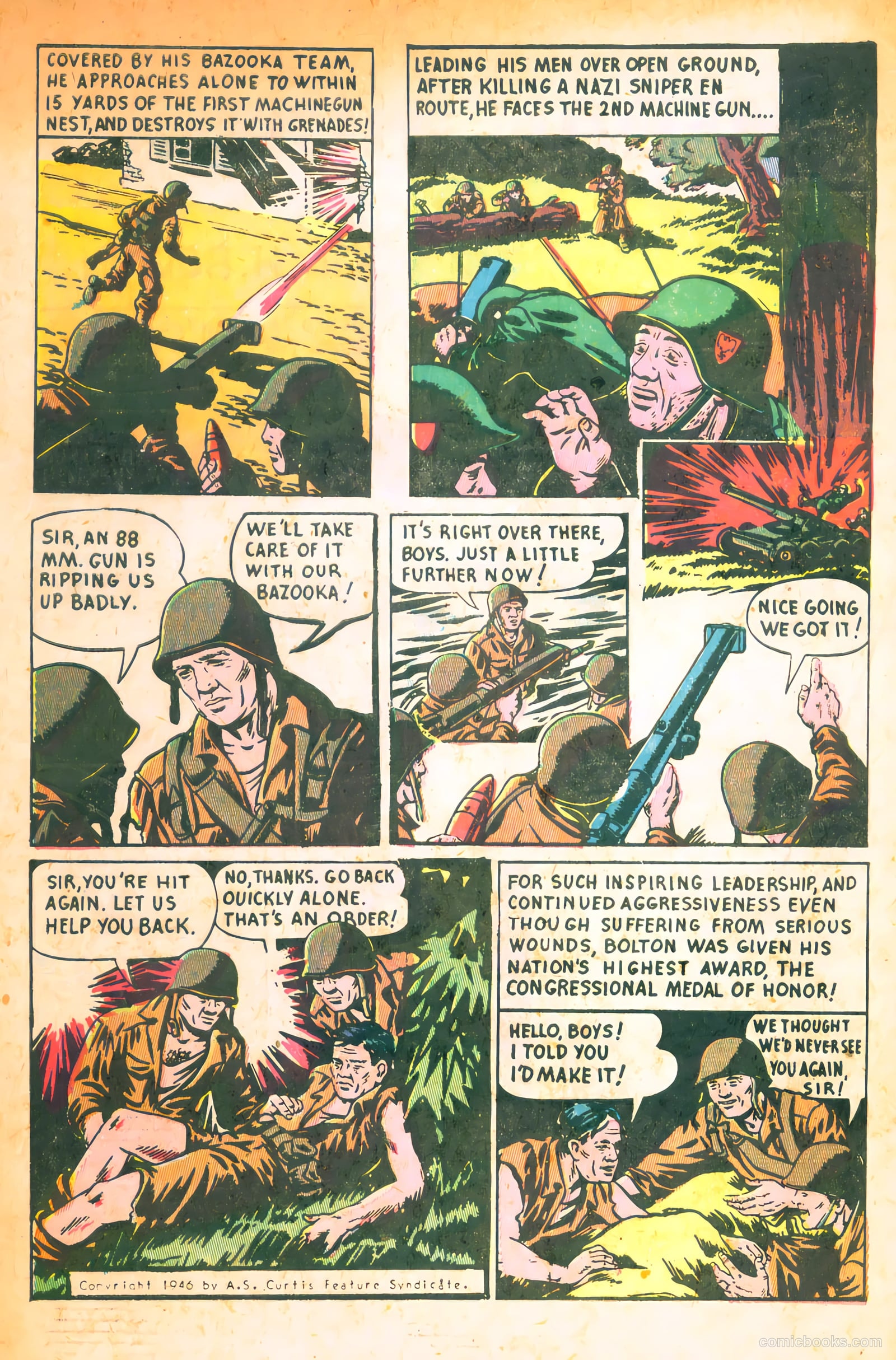 Medal of Honor Comics #1 (1946) — page 33