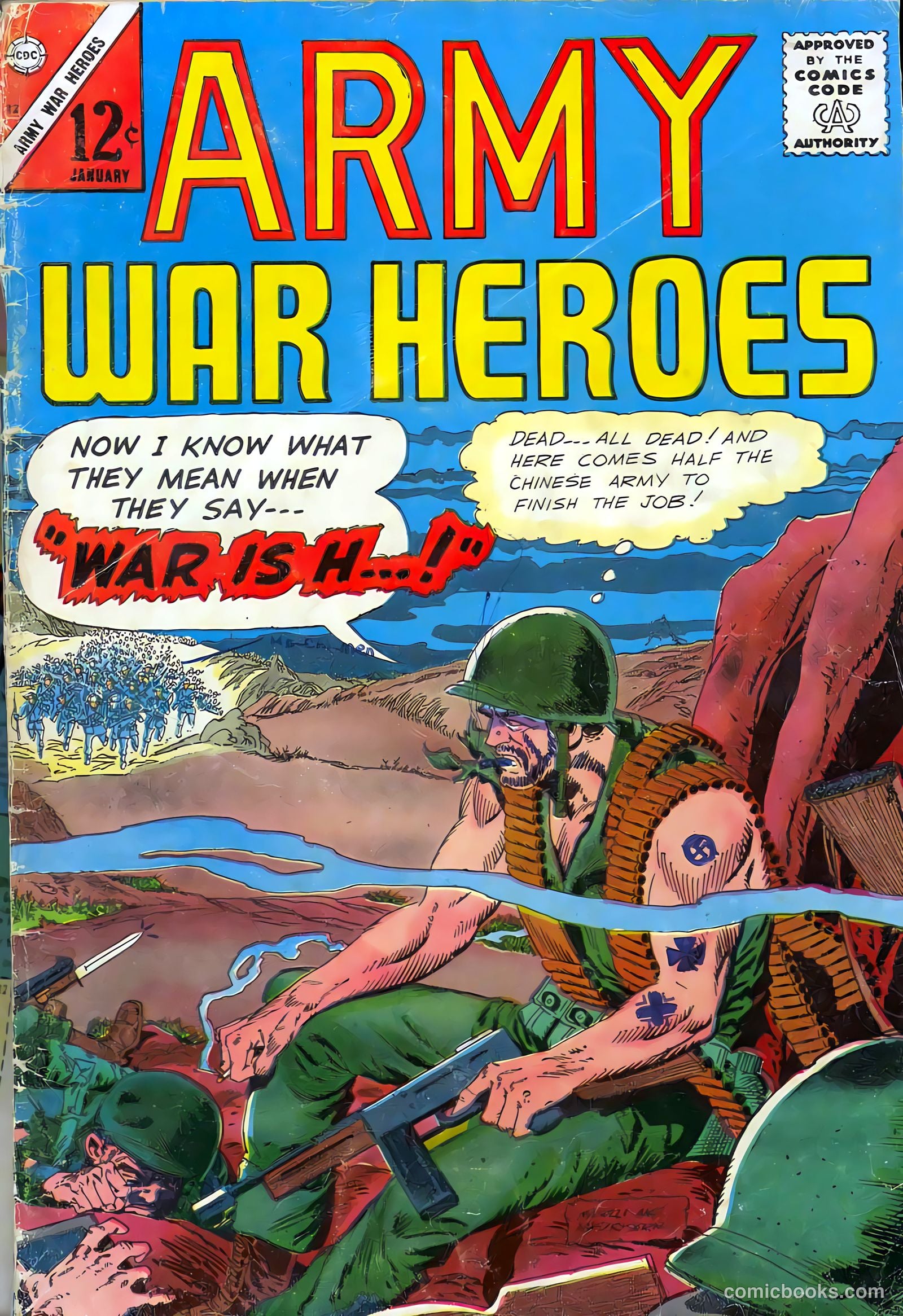 Army War Heroes #12 cover
