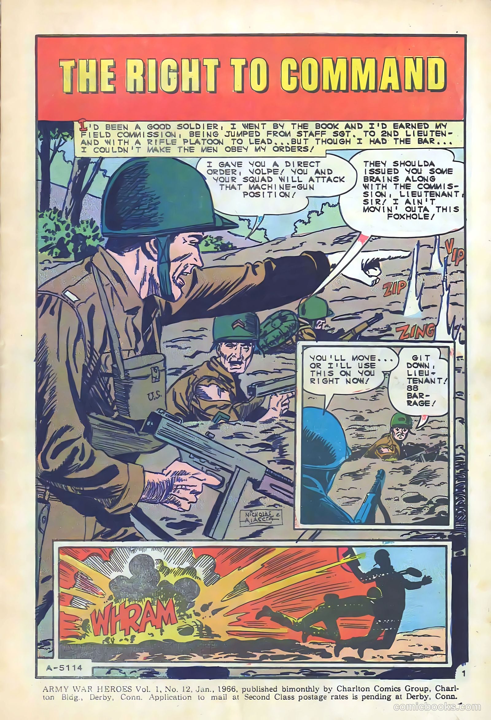 Army War Heroes #12 (1966) — page 3