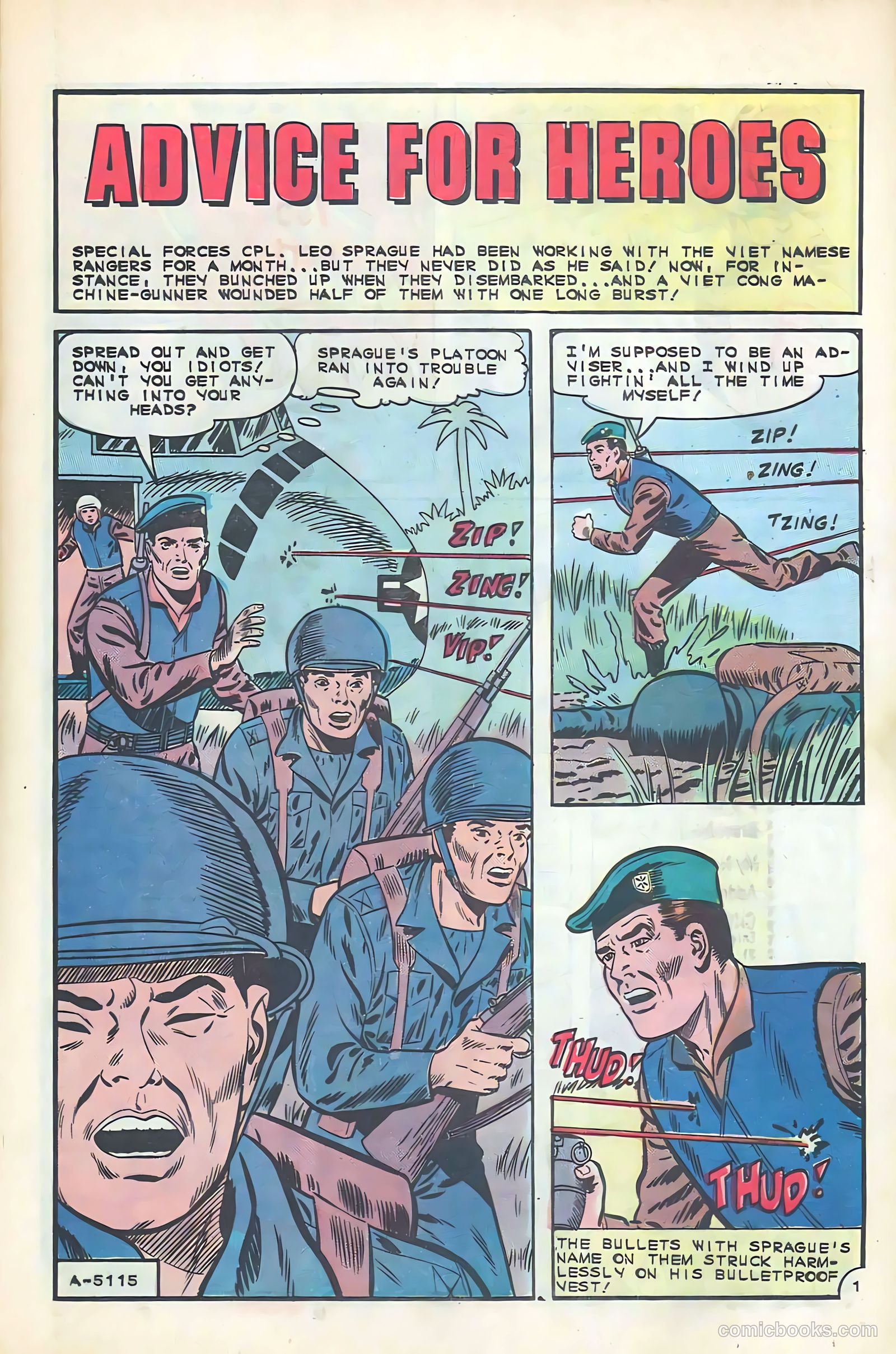 Army War Heroes #12 (1966) — page 25