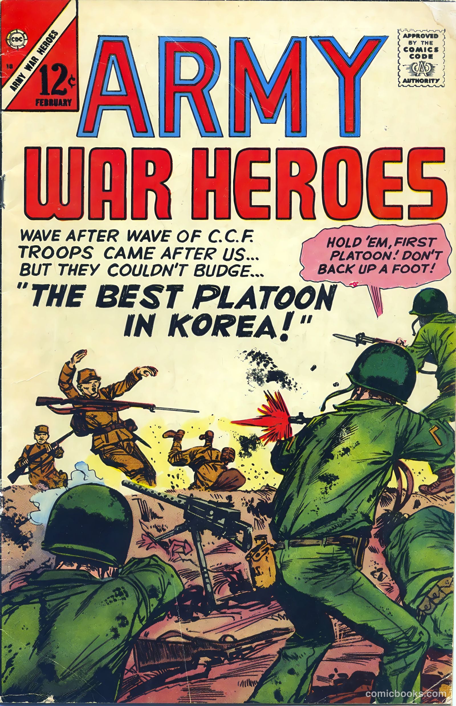 Army War Heroes #18 cover