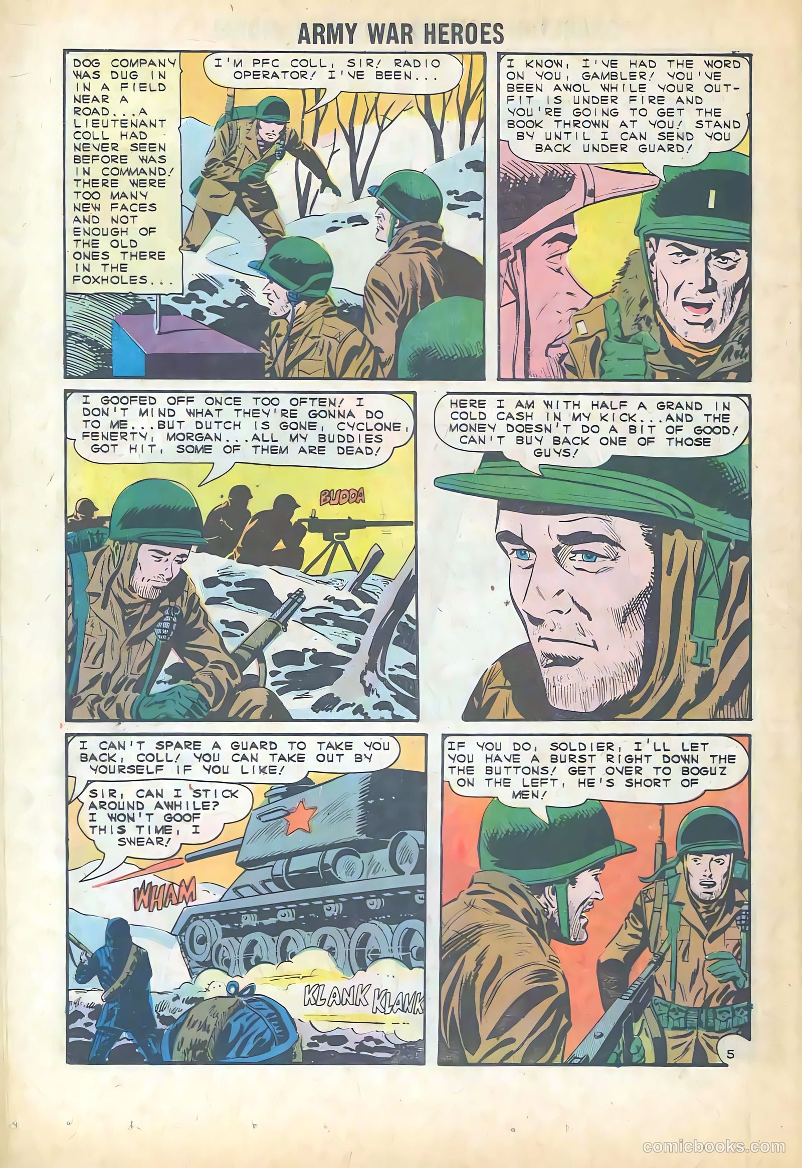 Army War Heroes #5 (1964) — page 18