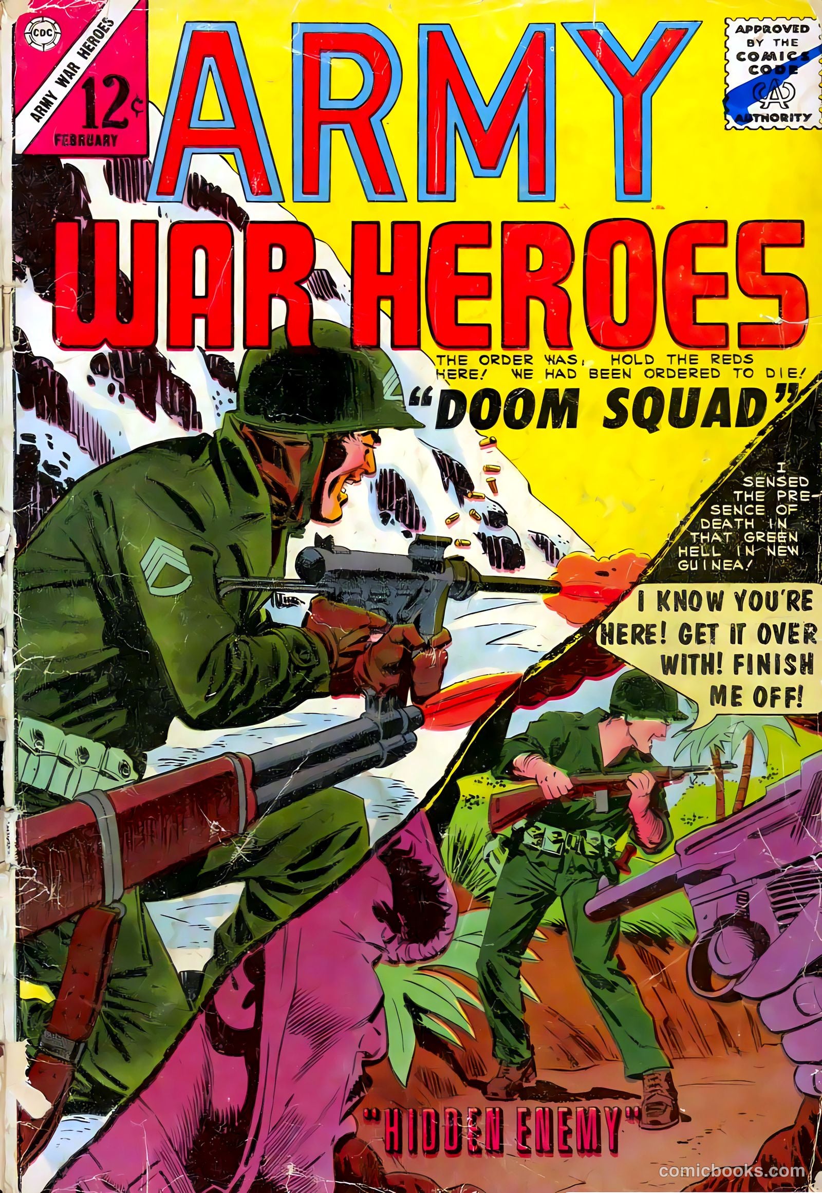 Army War Heroes #7 cover