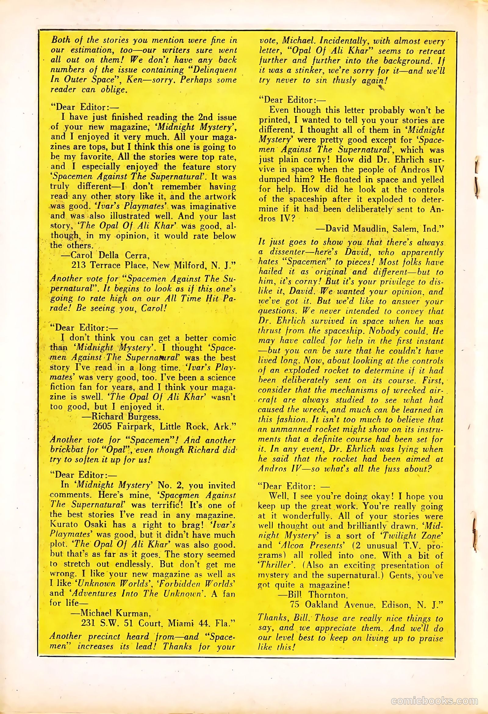 Midnight Mystery #4 (1961) — page 18