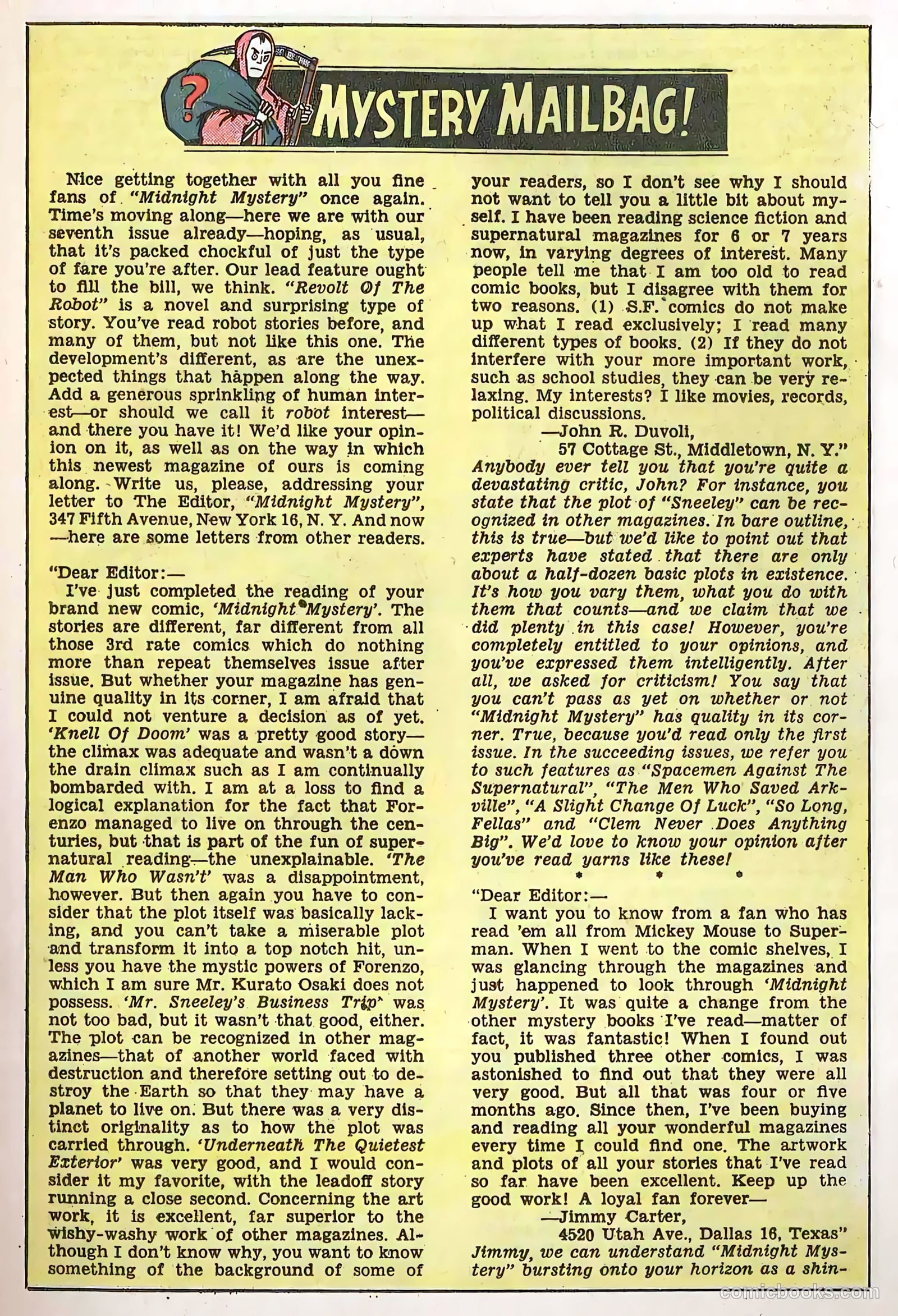 Midnight Mystery #7 (1961) — page 17