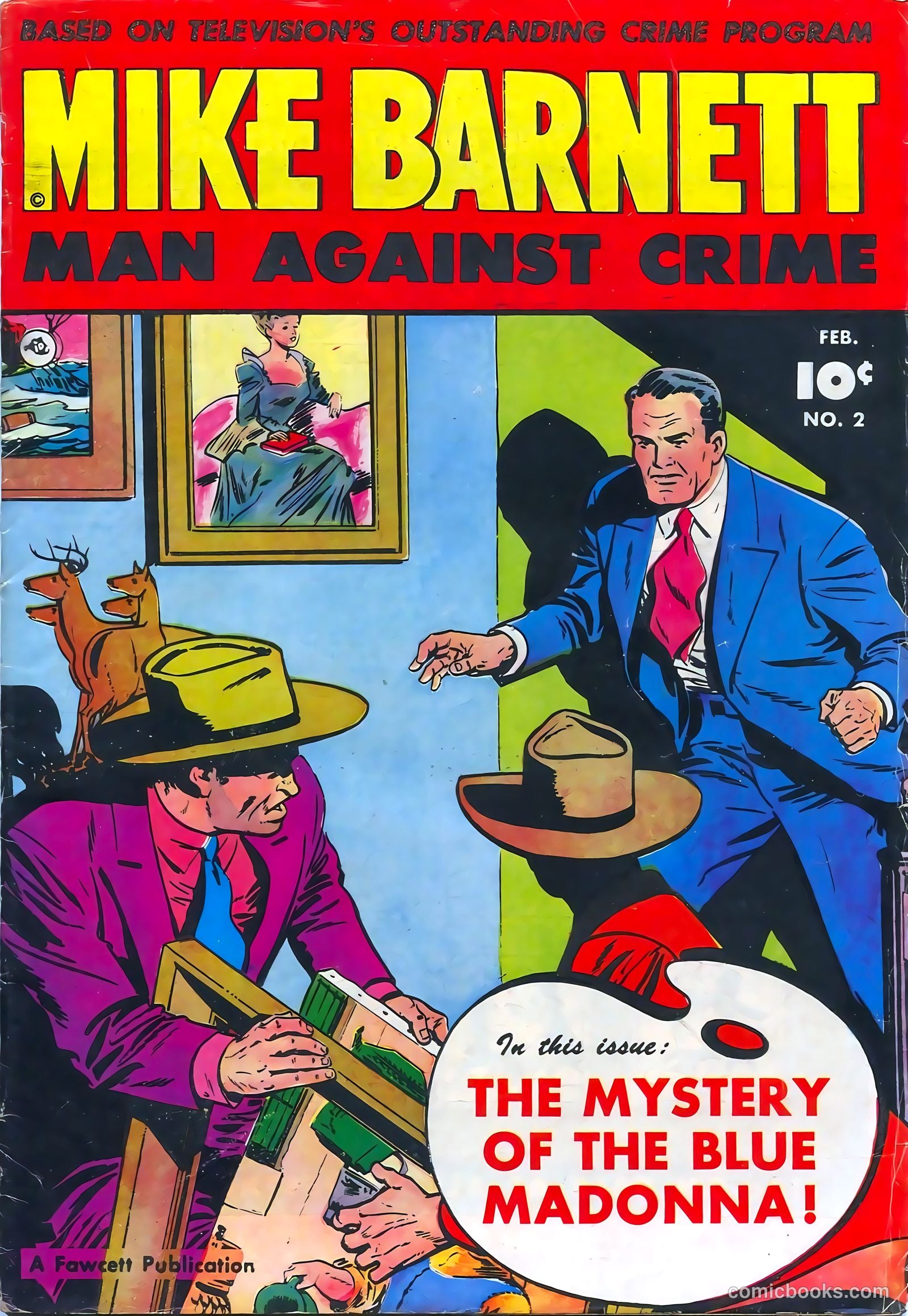 Mike Barnett, Man Against Crime #2 cover
