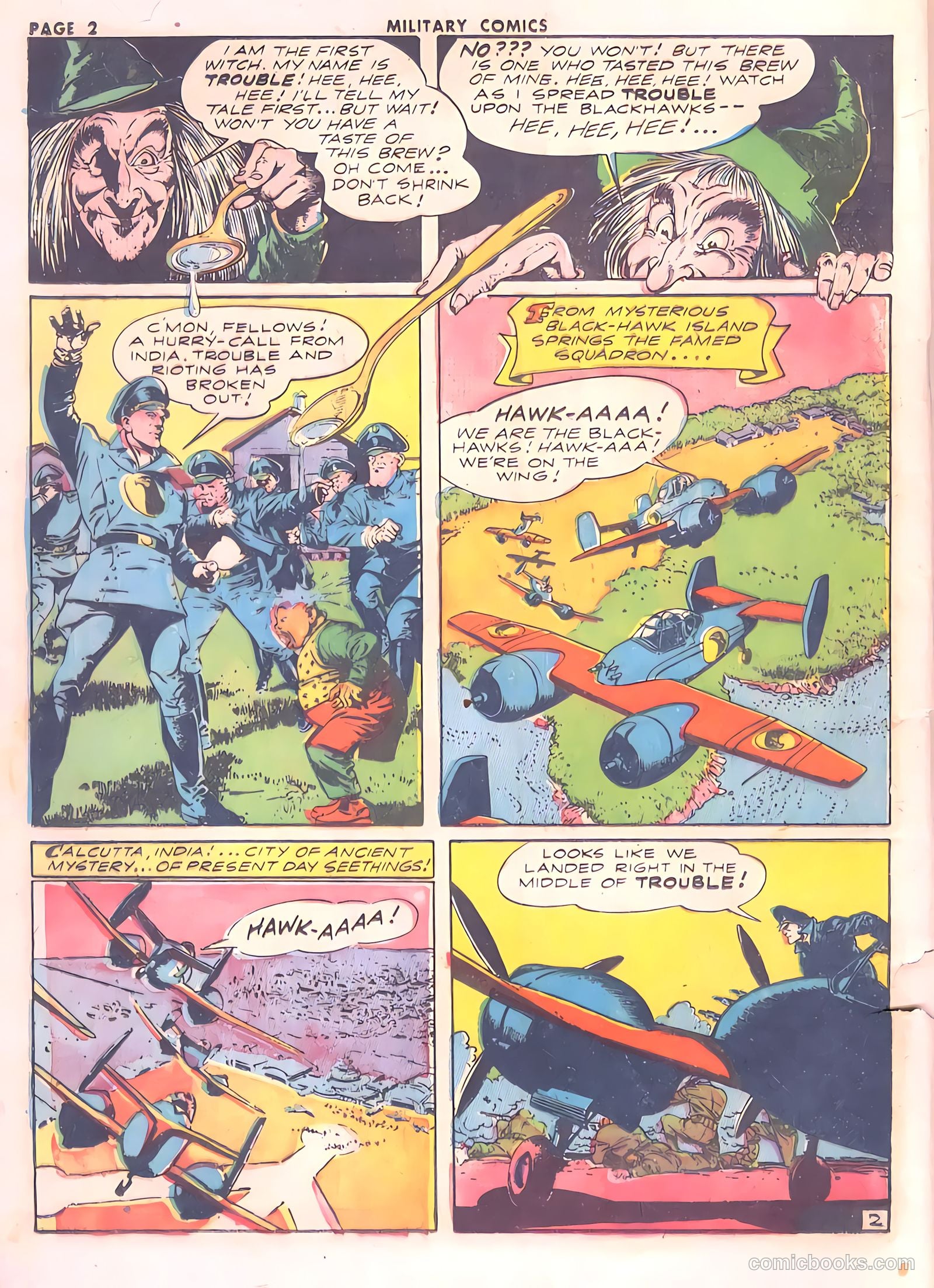 Military Comics #15 (1942) — page 3 of 53