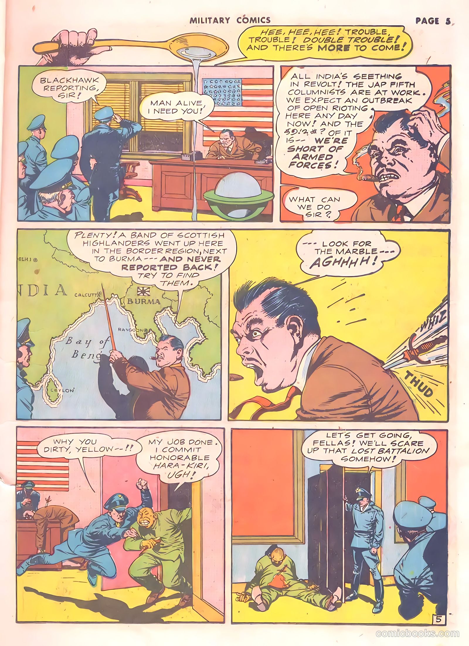 Military Comics #15 (1942) — page 6 of 53