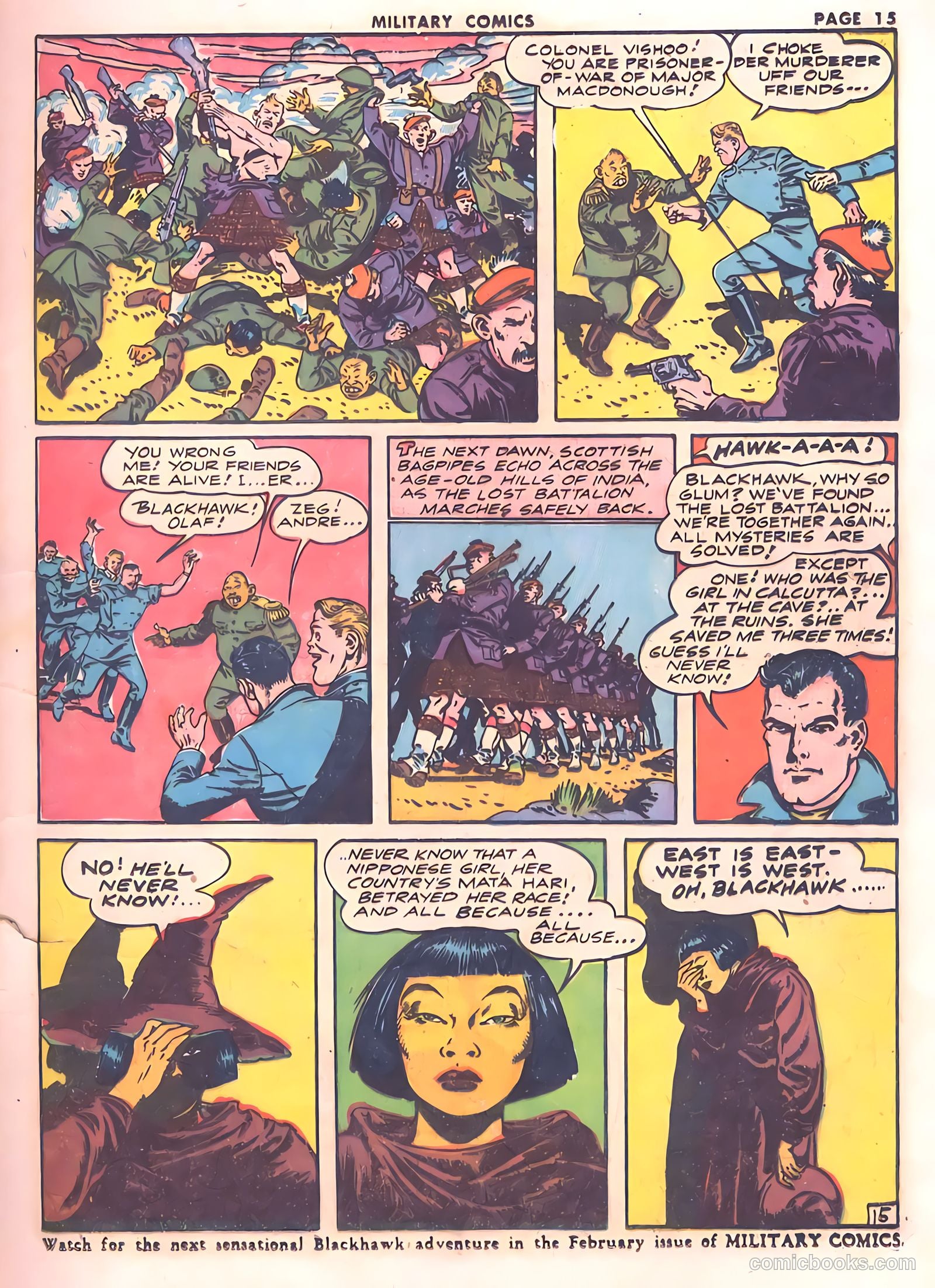 Military Comics #15 (1942) — page 16 of 53