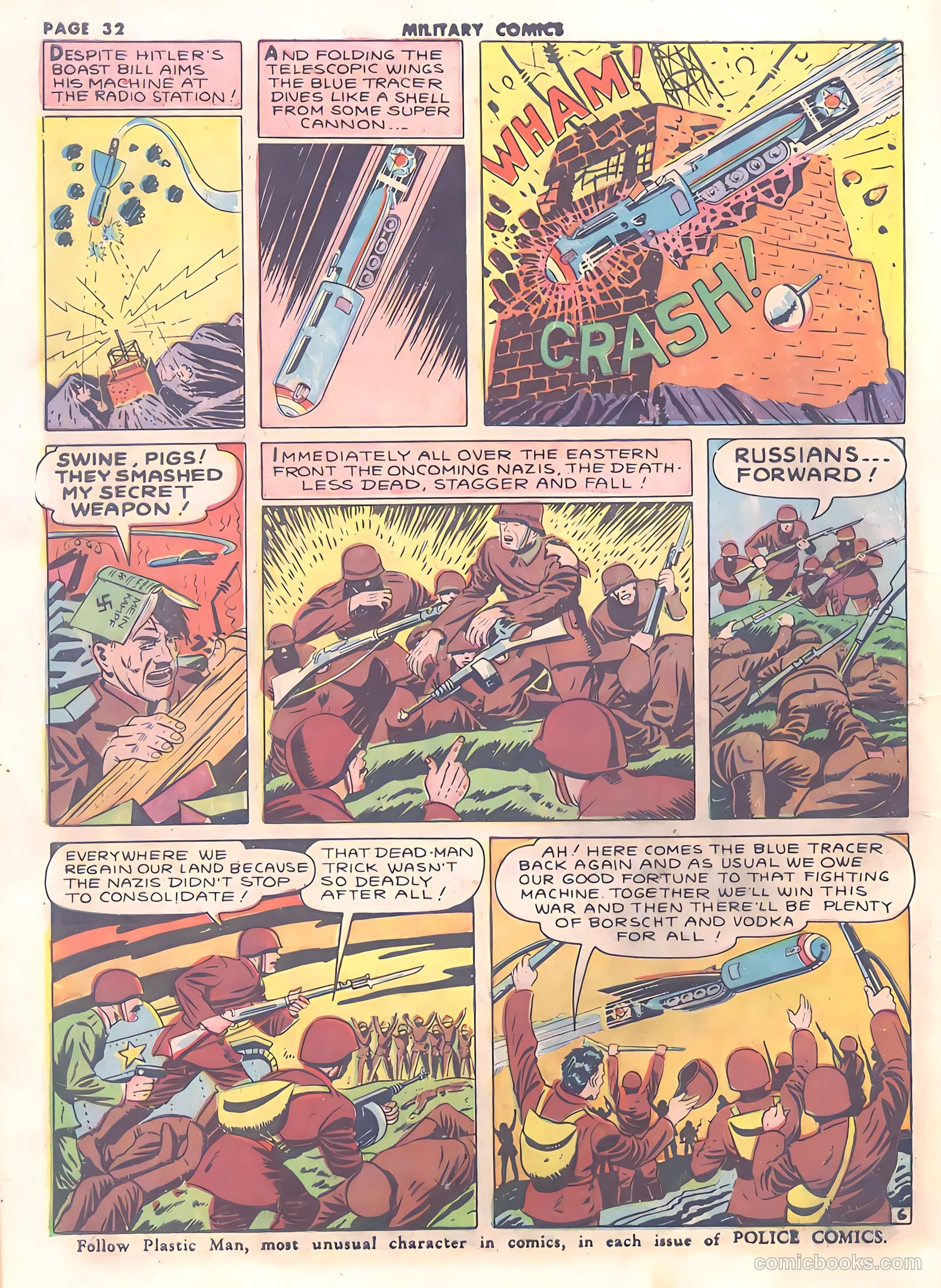 Military Comics #15 (1942) — page 32 of 53