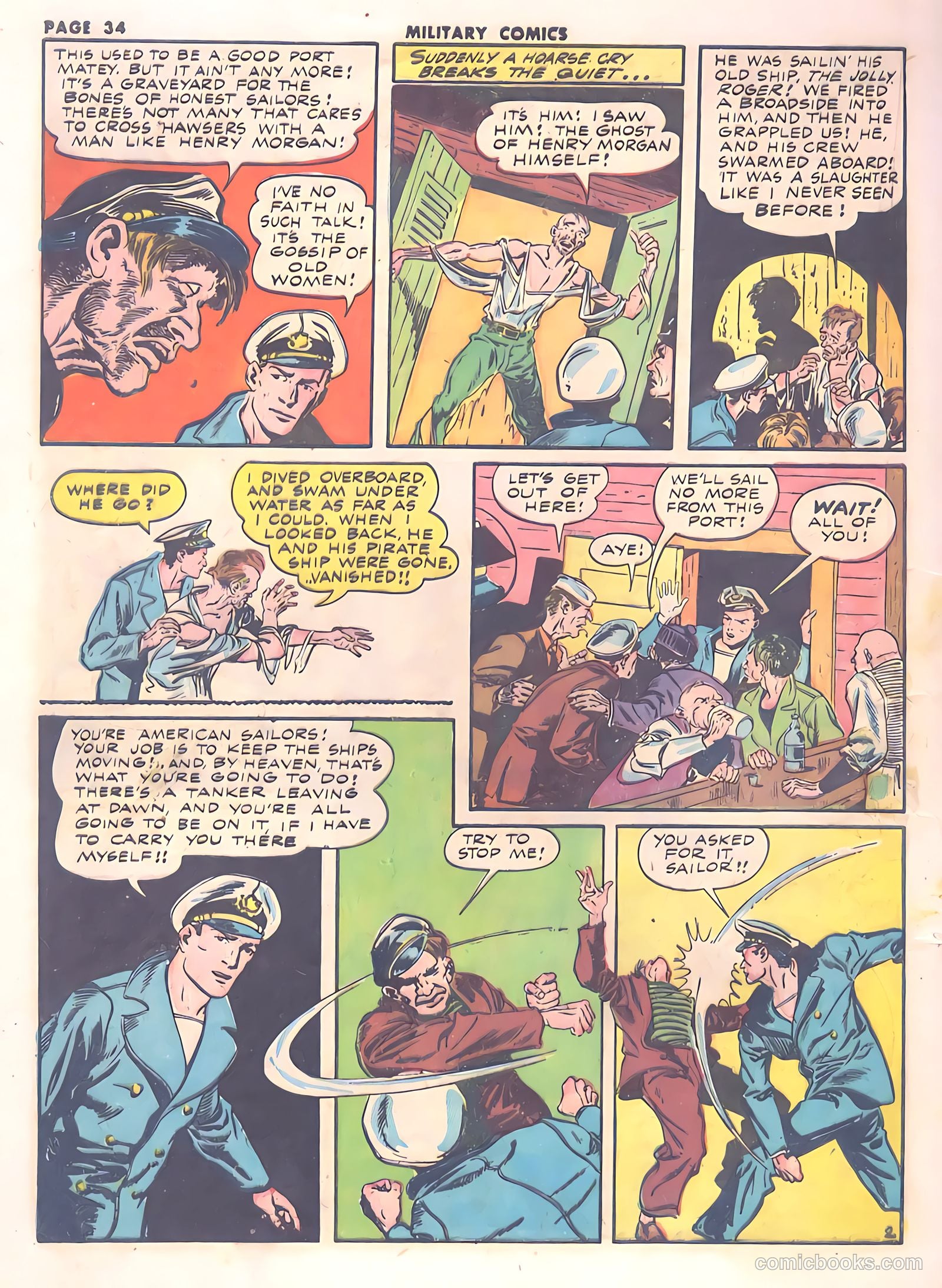 Military Comics #15 (1942) — page 34 of 53