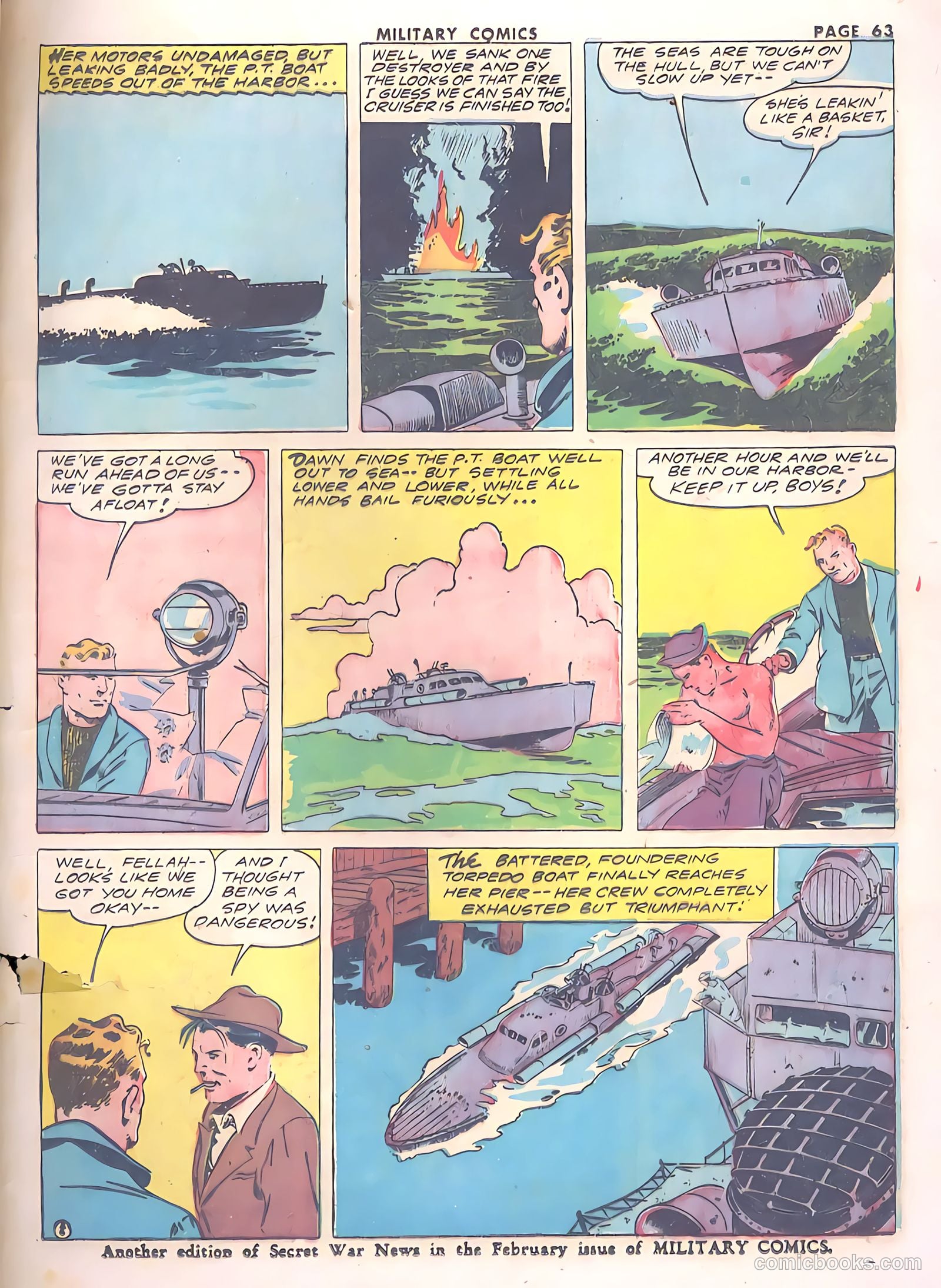 Military Comics #15 (1942) — page 52 of 53