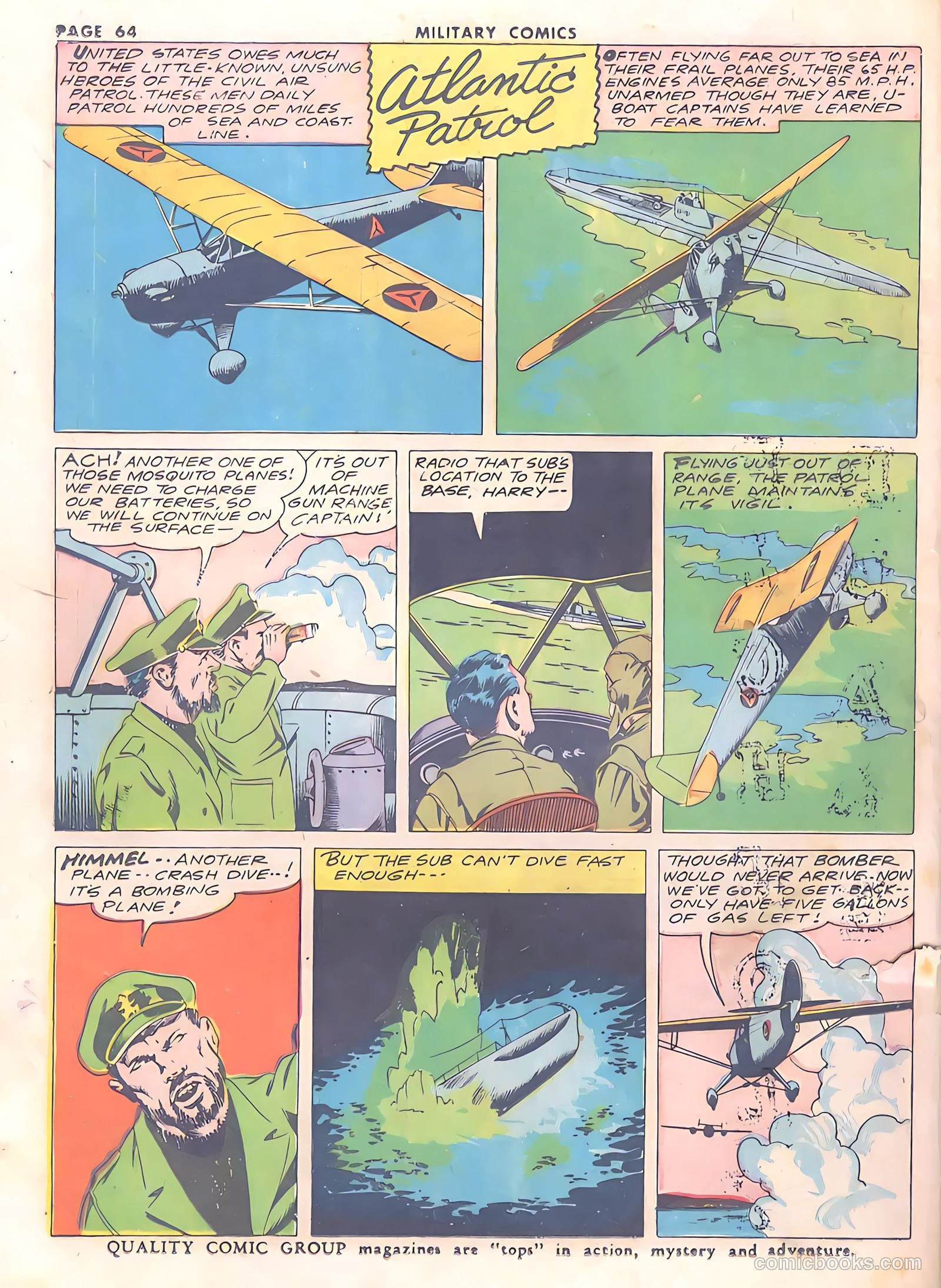 Military Comics #15 (1942) — page 53 of 53