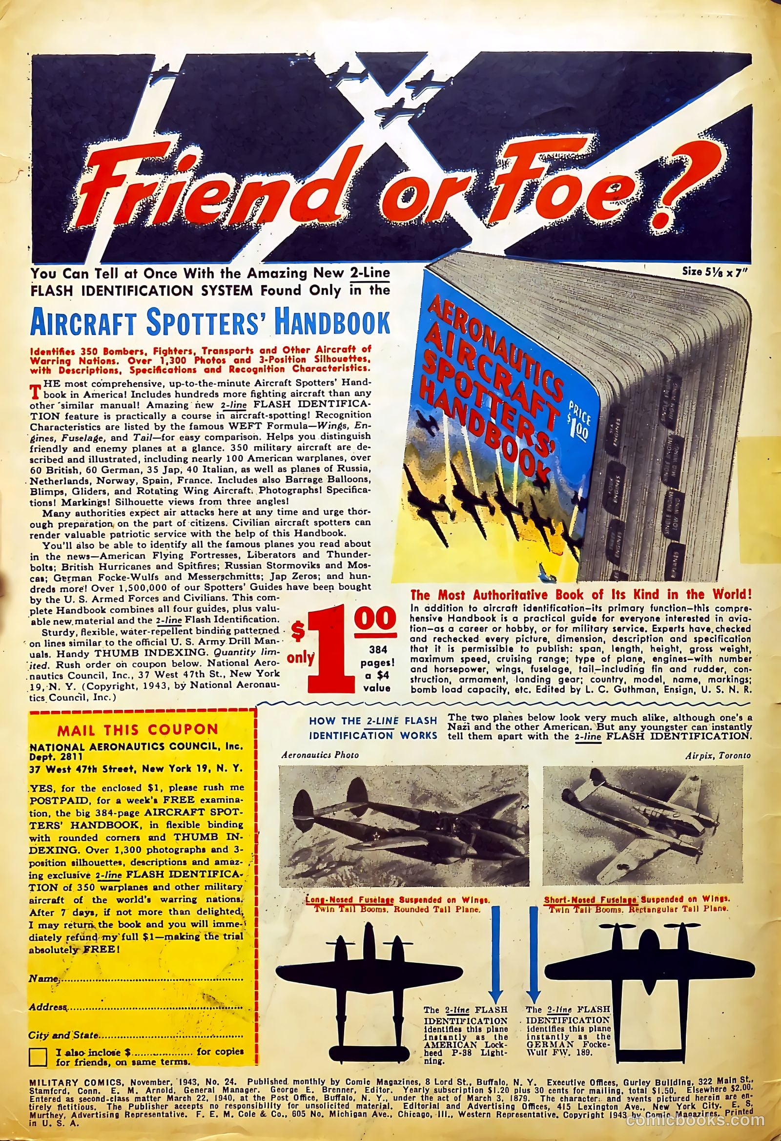 Military Comics #24 (1943) — page 2 of 61