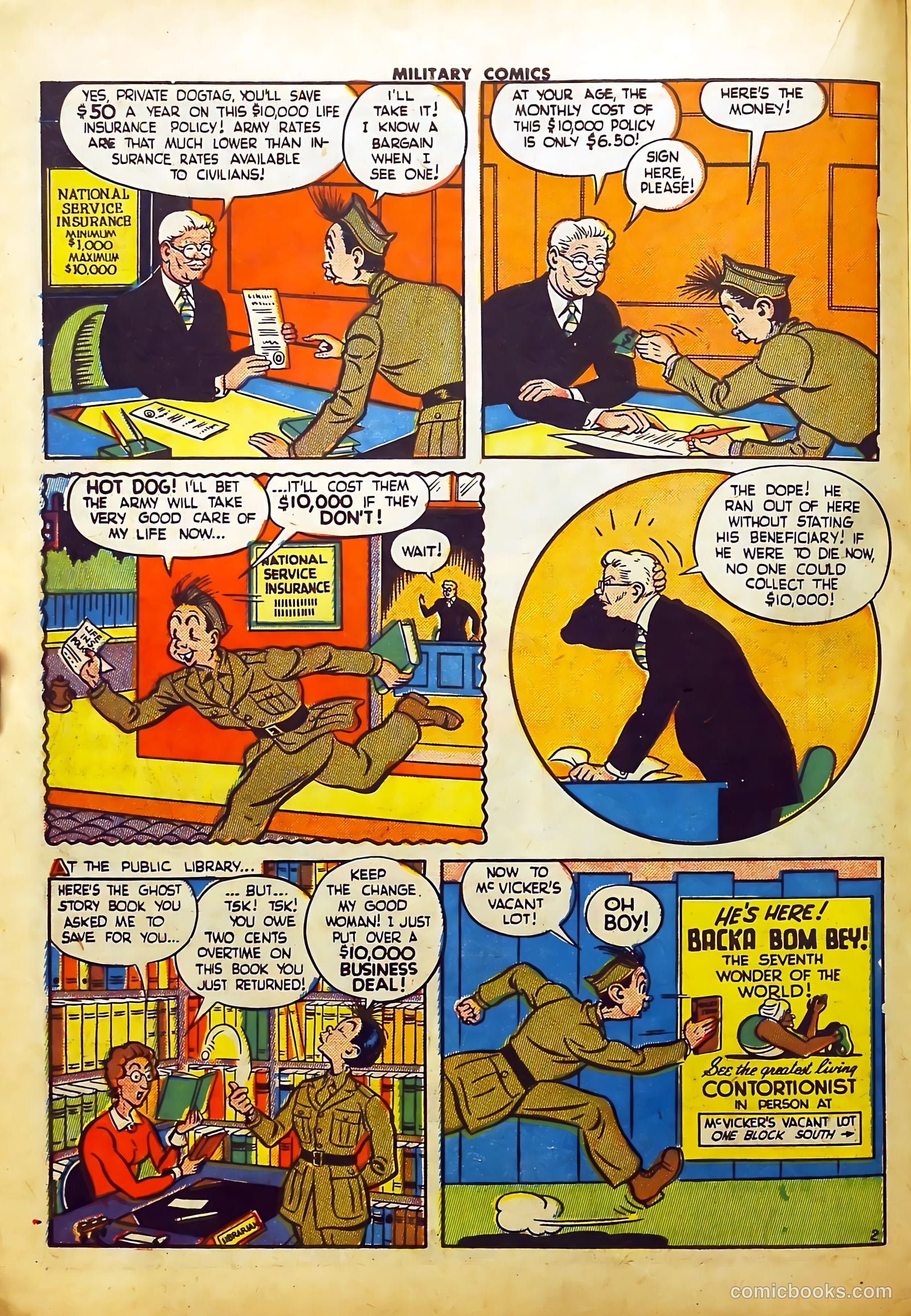 Military Comics #24 (1943) — page 32 of 61
