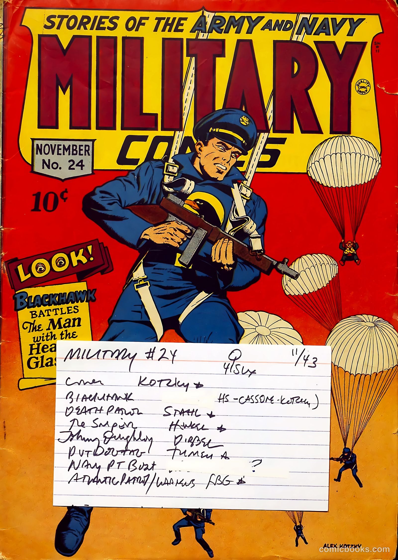 Military Comics #24 (1943) — page 61 of 61