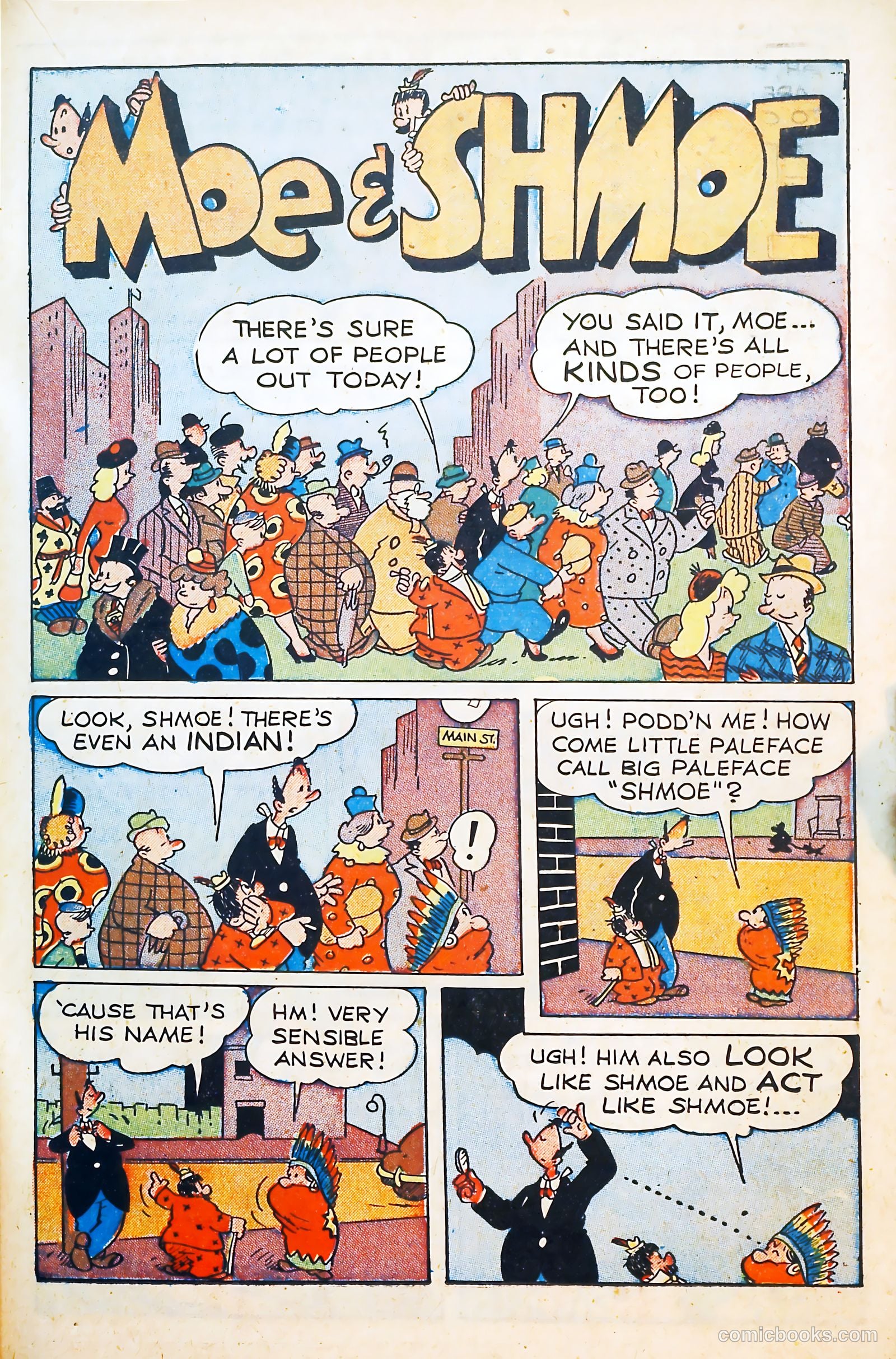 Moe & Shmoe #1 (1948) — page 15 of 36