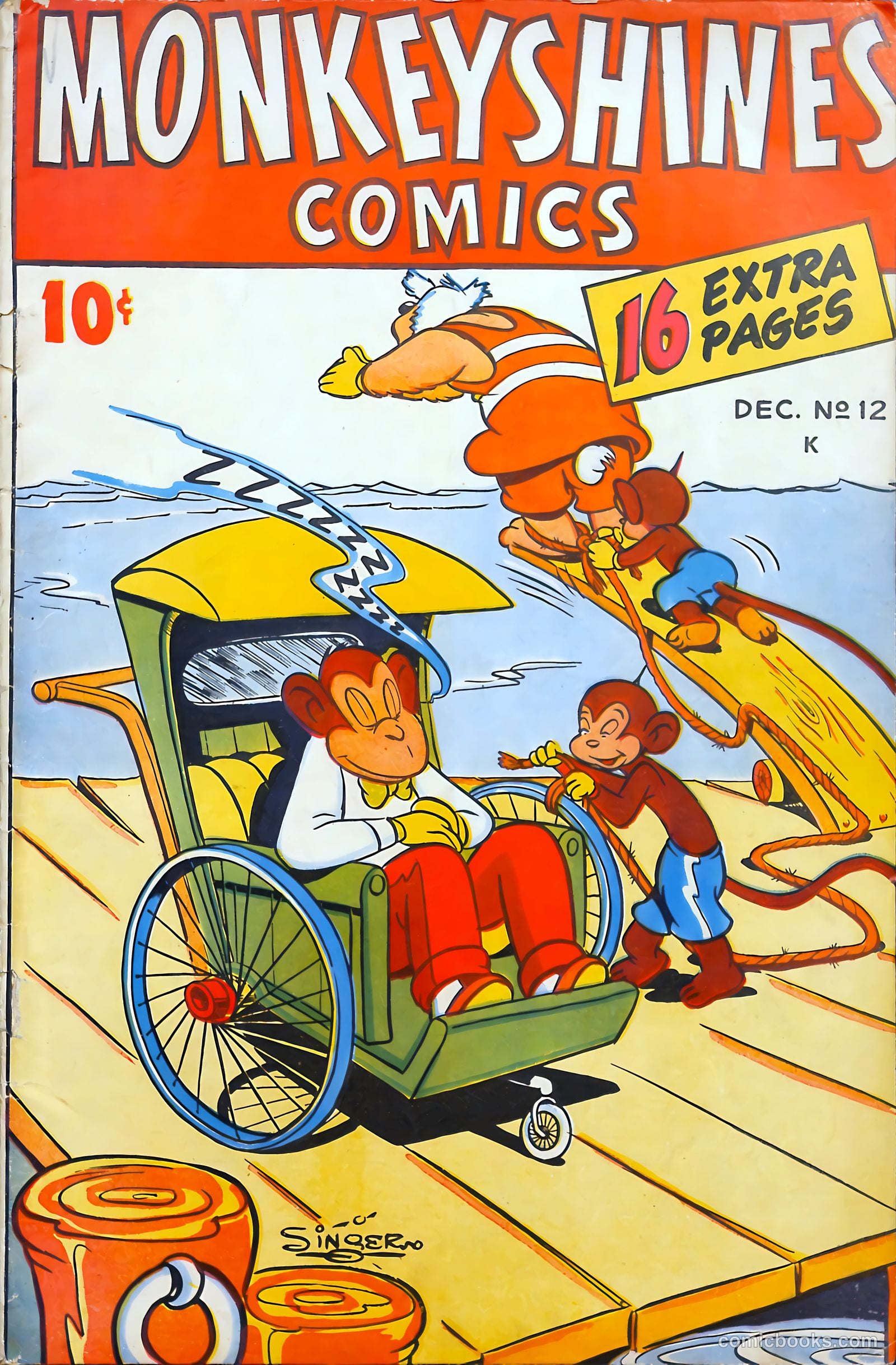 Monkeyshines Comics #12 cover
