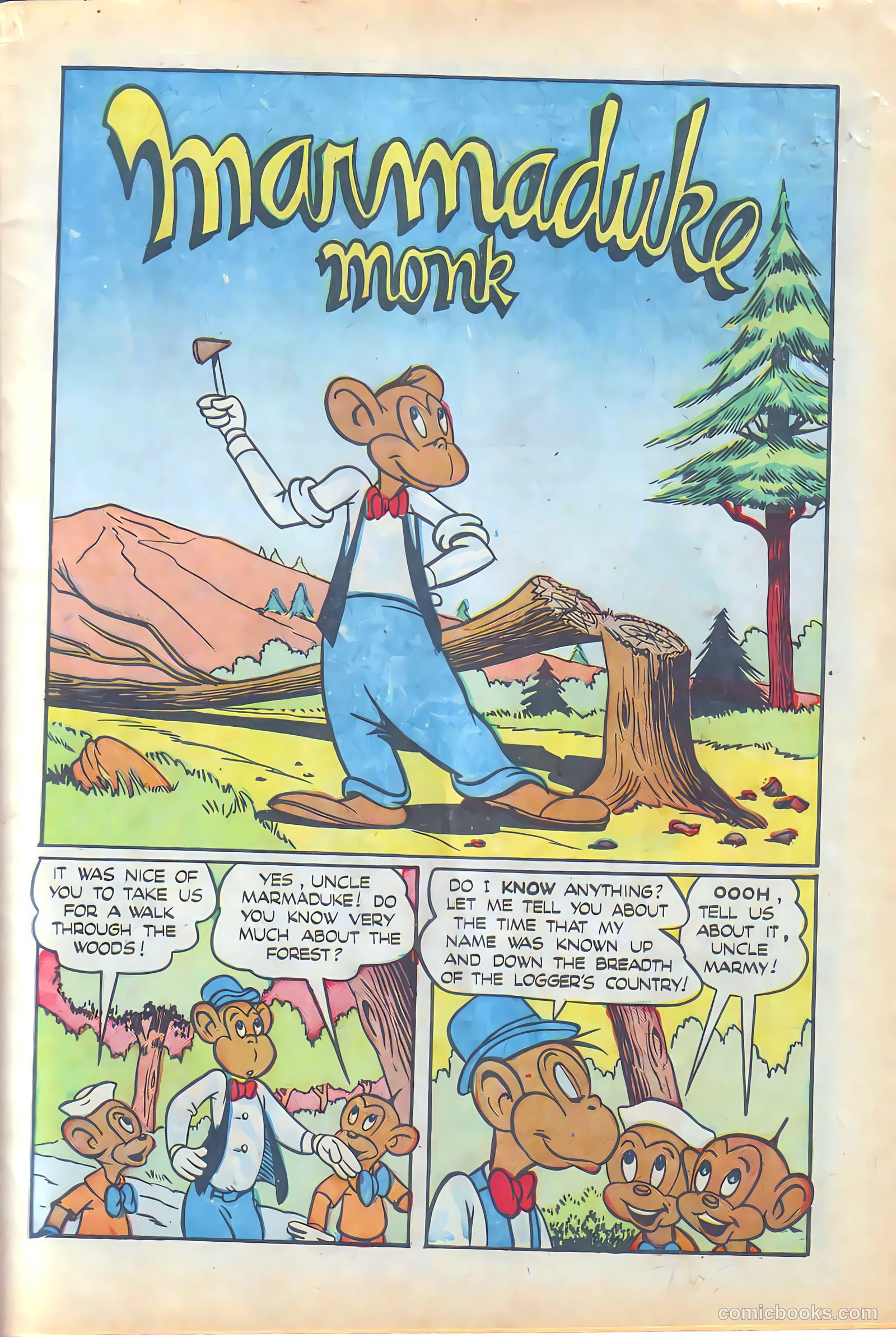 Monkeyshines Comics #13 (1947) — page 3 of 31