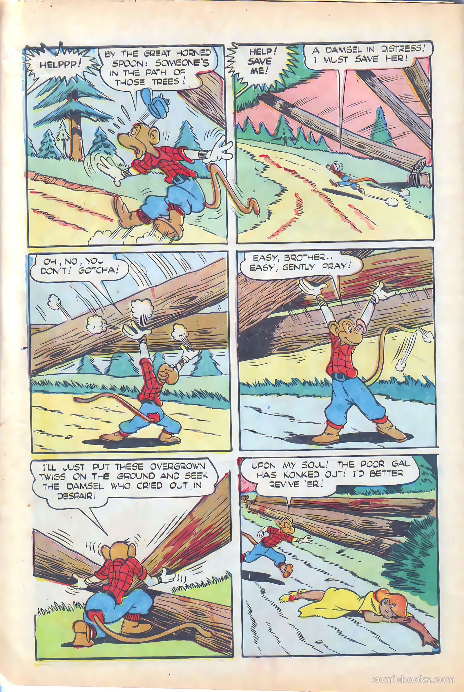 Monkeyshines Comics #13 (1947) — page 6 of 31