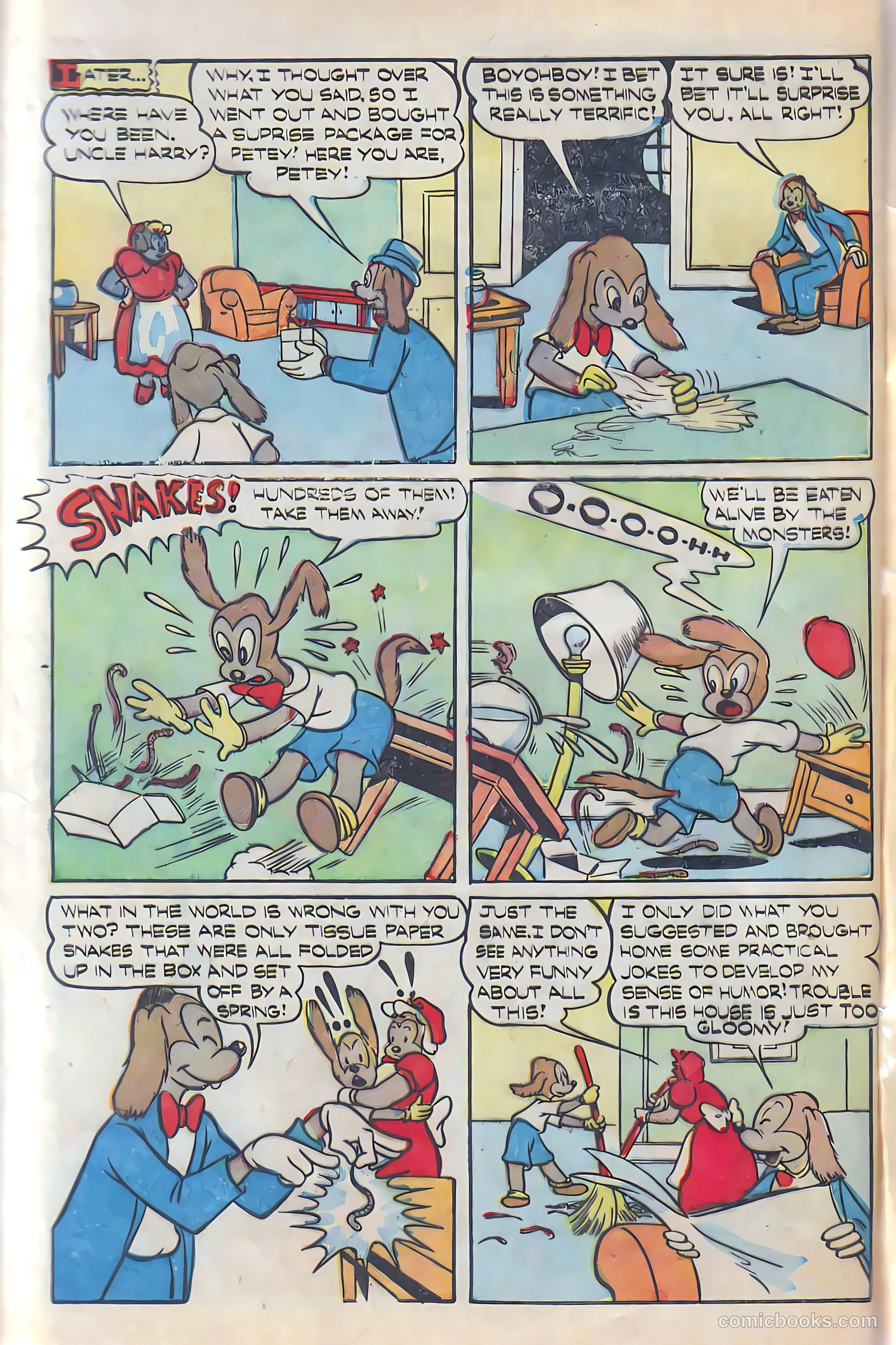 Monkeyshines Comics #13 (1947) — page 31 of 31